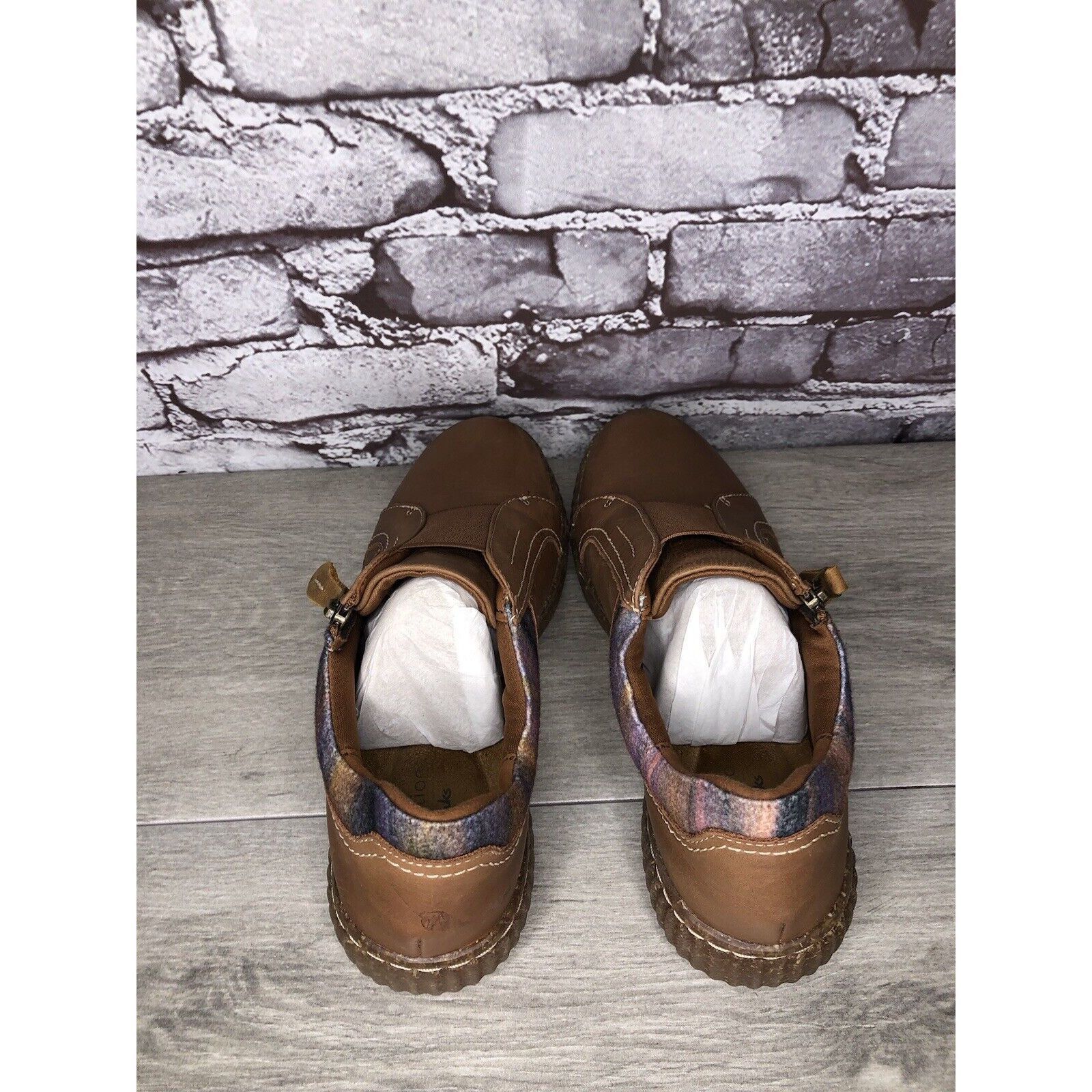Clarks Clarks Collection Caroline Cove Brown Leather Zip Comfort Sh Size US 7.5 / IT 37.5 - 5 Thumbnail