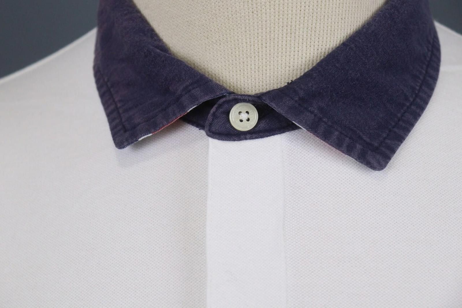 Designer Hackett London Classic Fit White Polo Shirt Size XL Size US XL / EU 56 / 4 - 6 Thumbnail