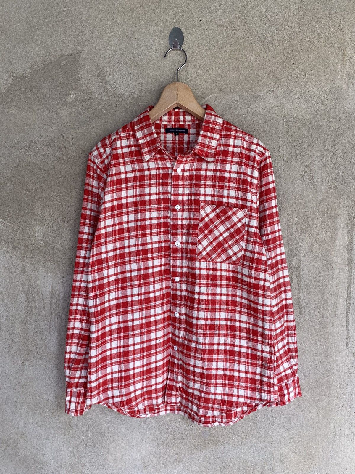 URBAN RESEARCH DOORS Urban Research Plaid Tartan Flannel Shirt Size US S / EU 44-46 / 1 - 2 Thumbnail