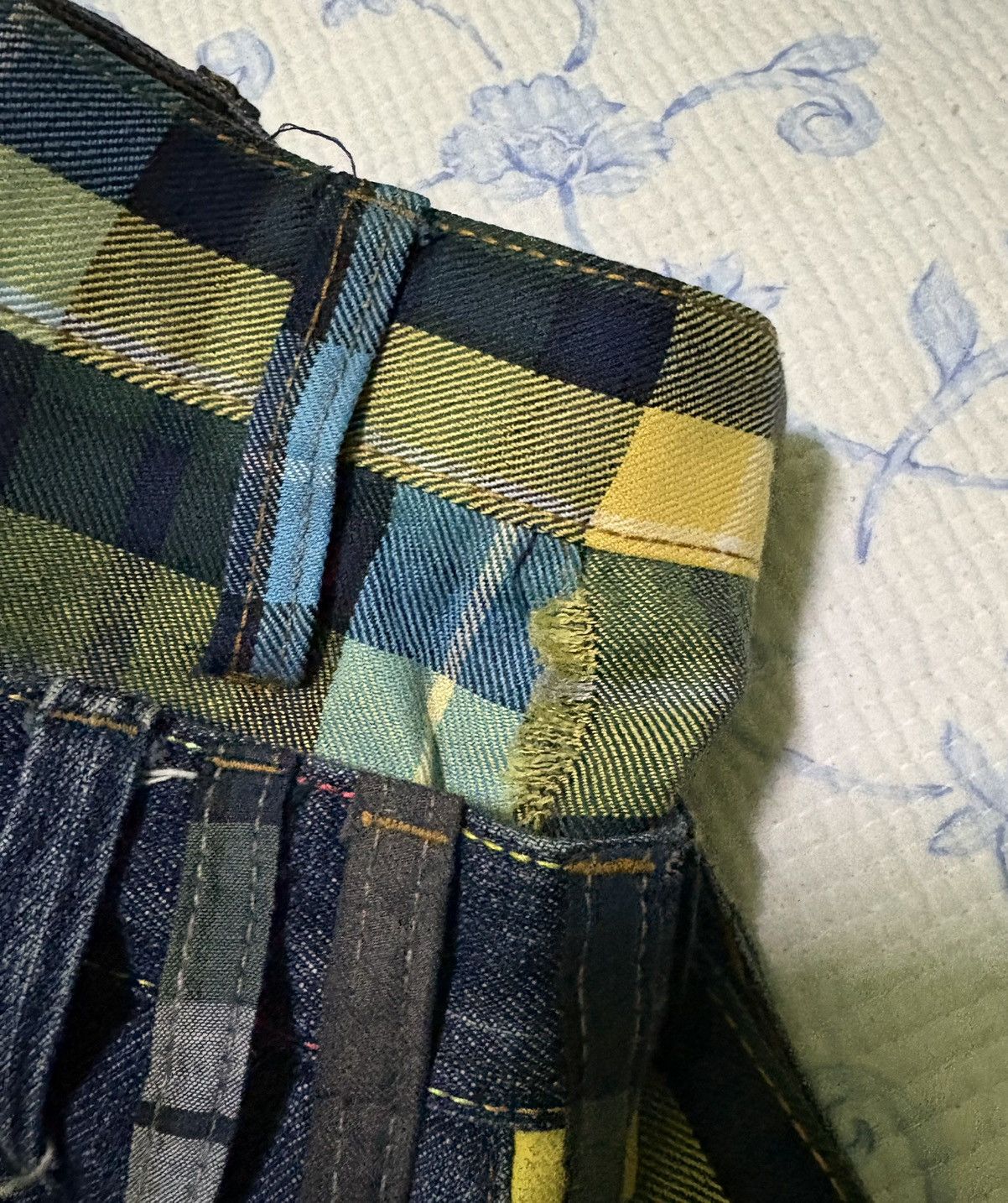 Japanese Brand Japanese BRTH Breath Double Waist Jeans Streetwear Denim Size US 31 - 18 Thumbnail