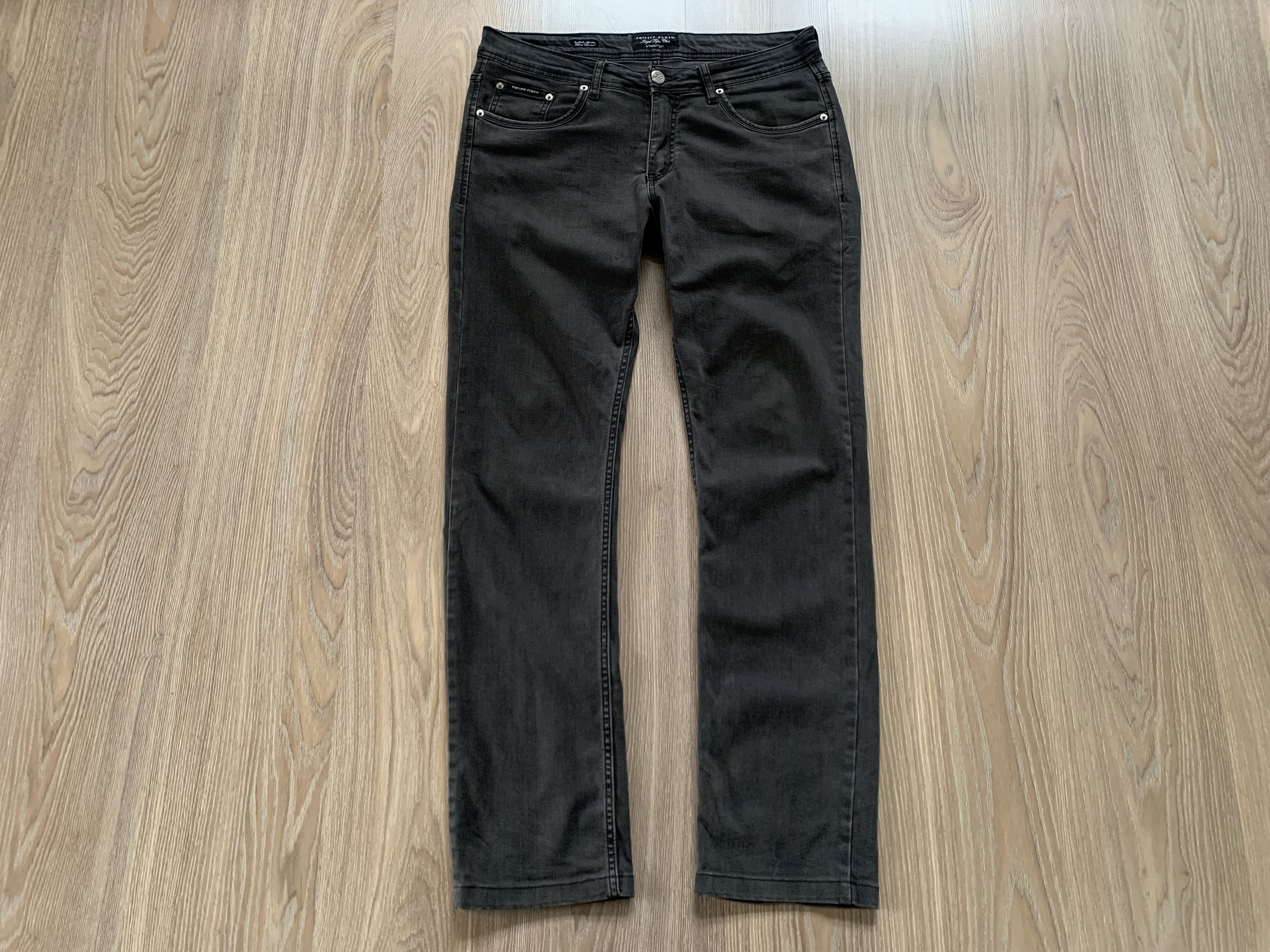 Philipp Plein Vintage Philipp Plein Straight Cut Black Dimond Jeans Size US 34 / EU 50 - 2 Thumbnail
