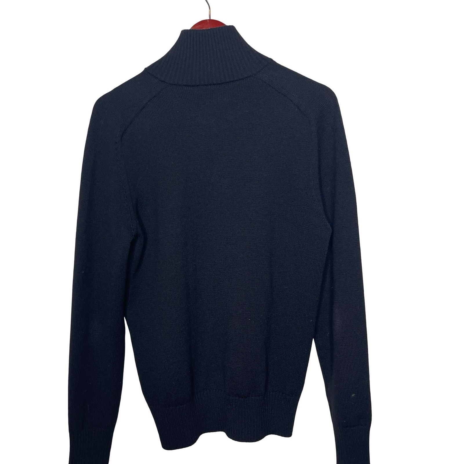 Paolo Pecora Paolo Pecora wool high neck black cardigan sz M Size US M / EU 48-50 / 2 - 4 Thumbnail