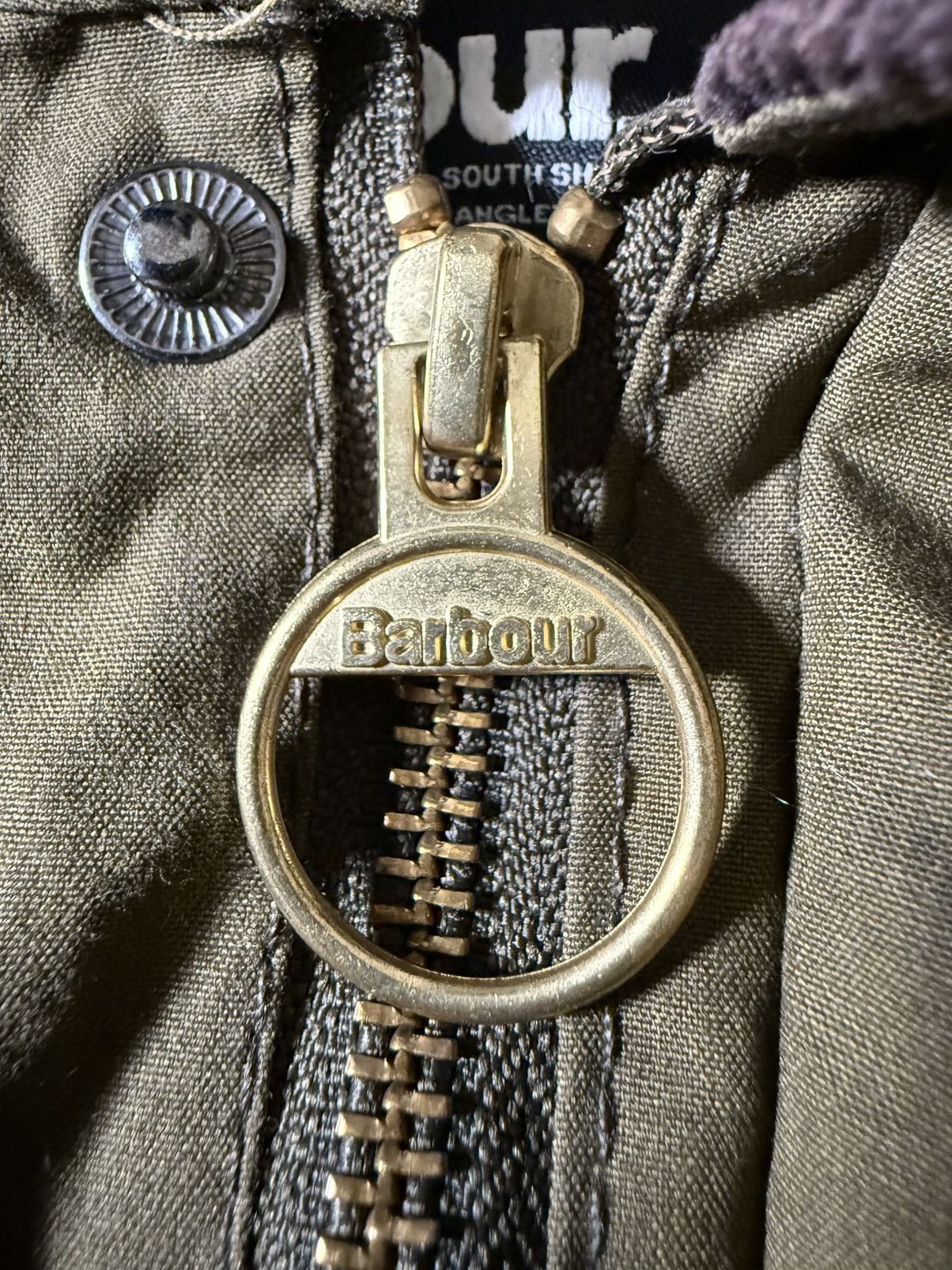 Barbour Barbour Classic Beaufort Women’s XXL Olive Wax Jacket Size XXL / US 16-18 / IT 52-54 - 7 Thumbnail