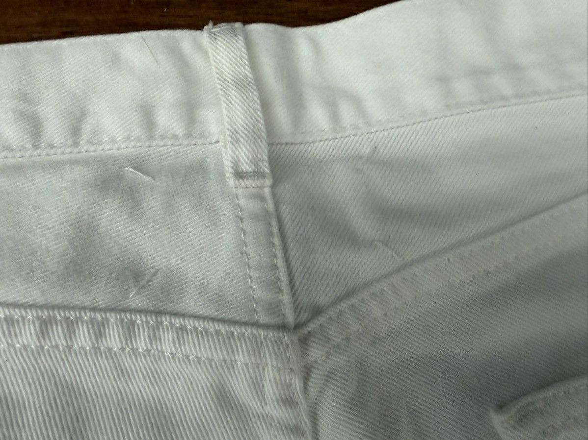 Maison Margiela AW23 Line 10 white denim jeans, size 34, made in Italy Size US 34 / EU 50 - 16 Thumbnail
