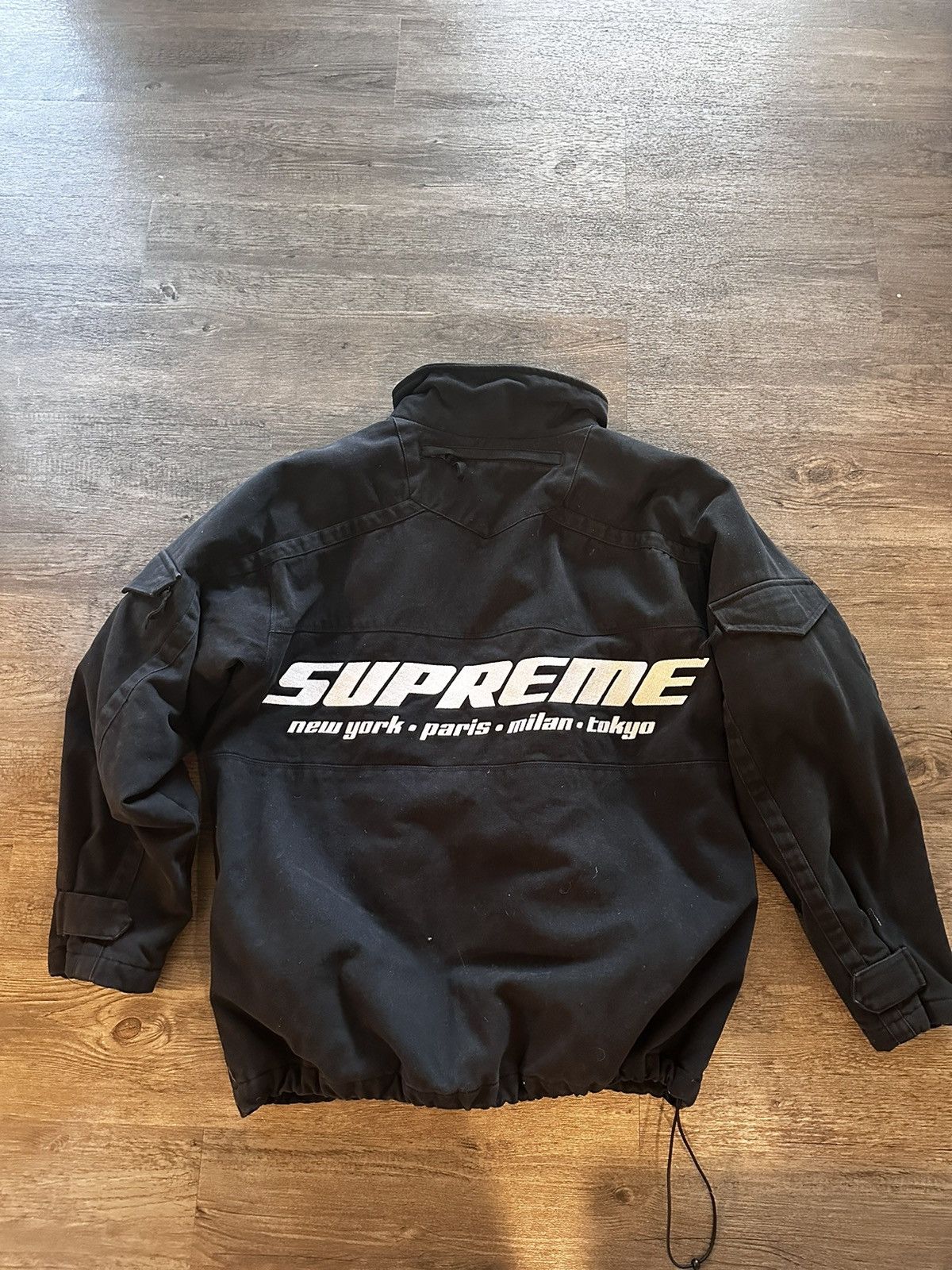 Supreme Supreme Brushed Twill Zip Jacket | Grailed