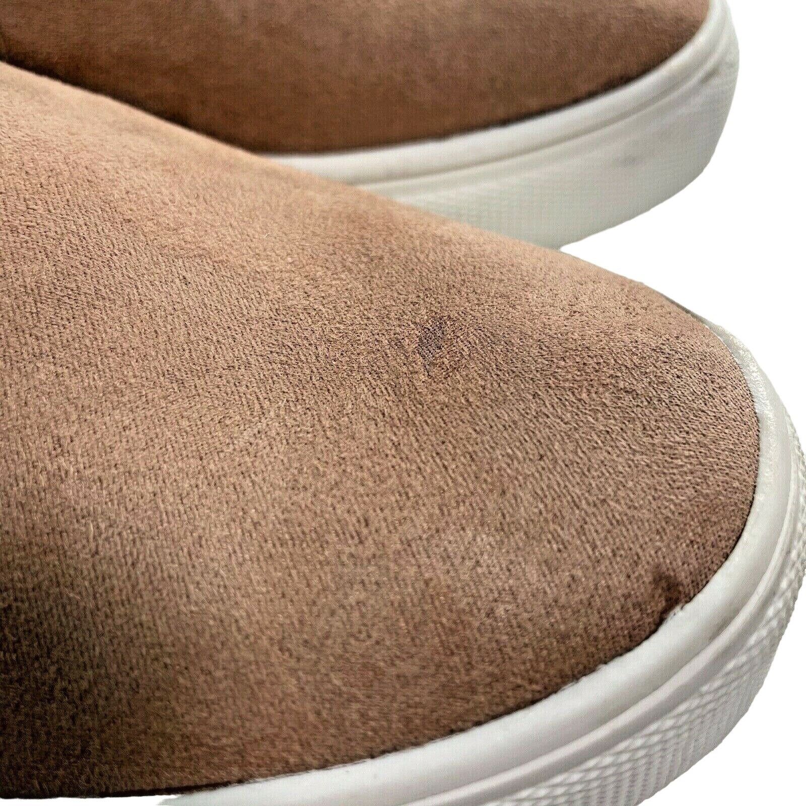 Other Womens Suede Sneakers Slip On Pink Rose Blush Twin Gore Size Size US 7 / IT 37 - 4 Thumbnail