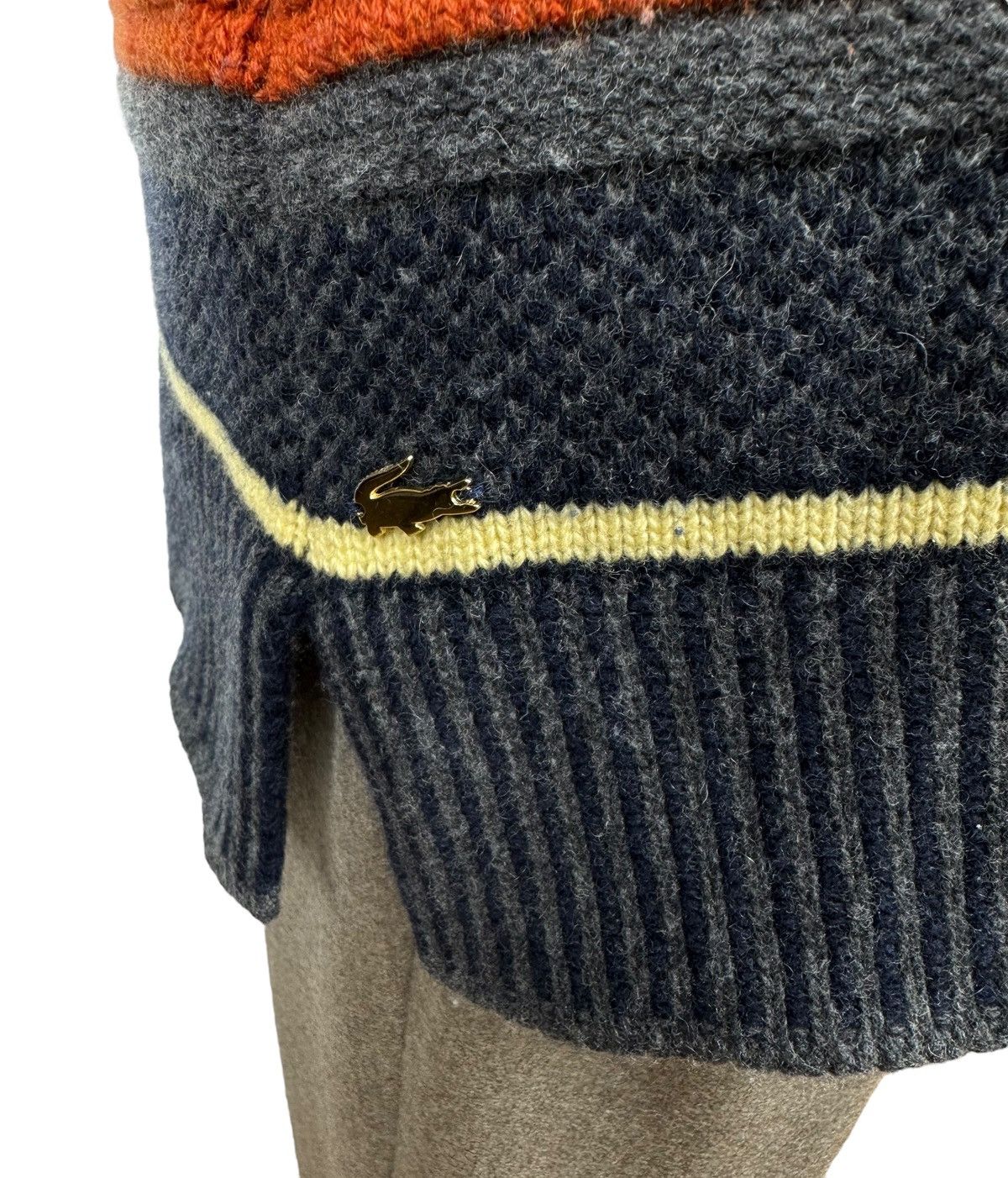 Lacoste Lacoste Wool-Viscose Pattern Sweater Striped Color size FR40 Size M / US 6-8 / IT 42-44 - 4 Thumbnail