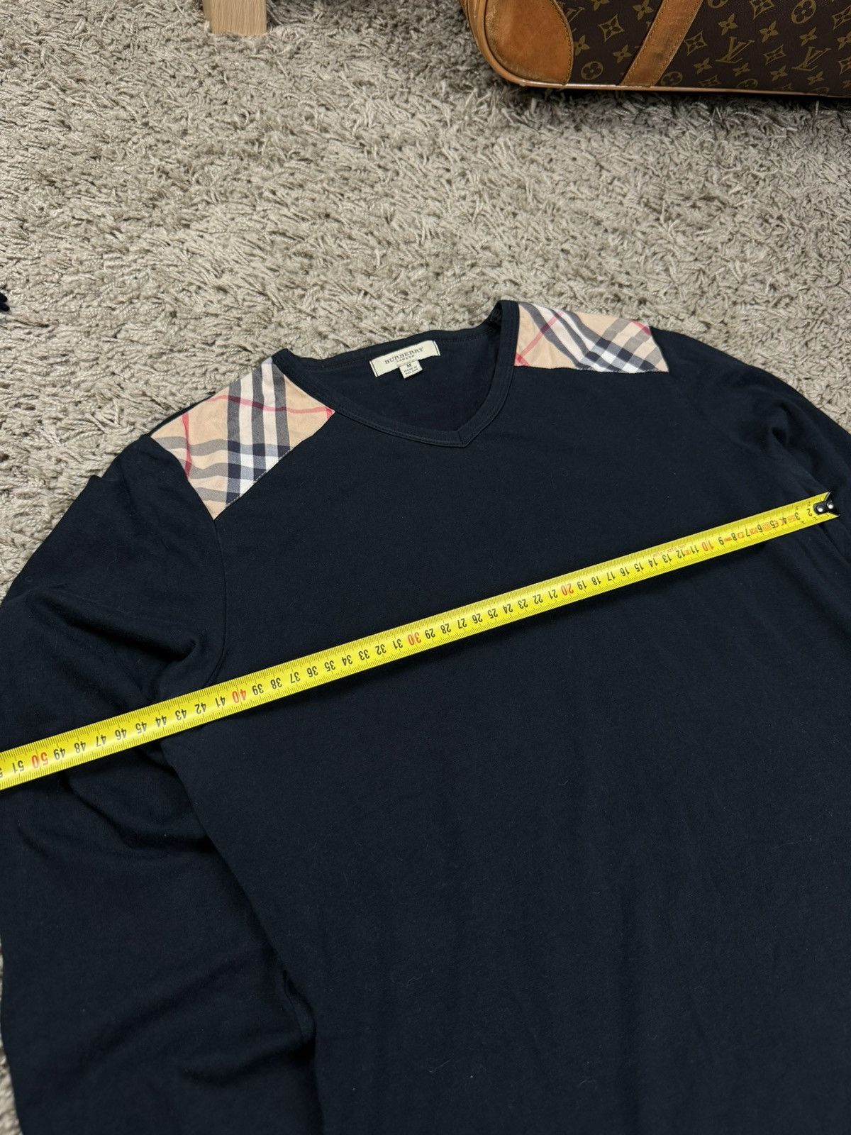 Burberry Classic black longsleeve t shirt Burberry original item Size M / US 6-8 / IT 42-44 - 5 Thumbnail