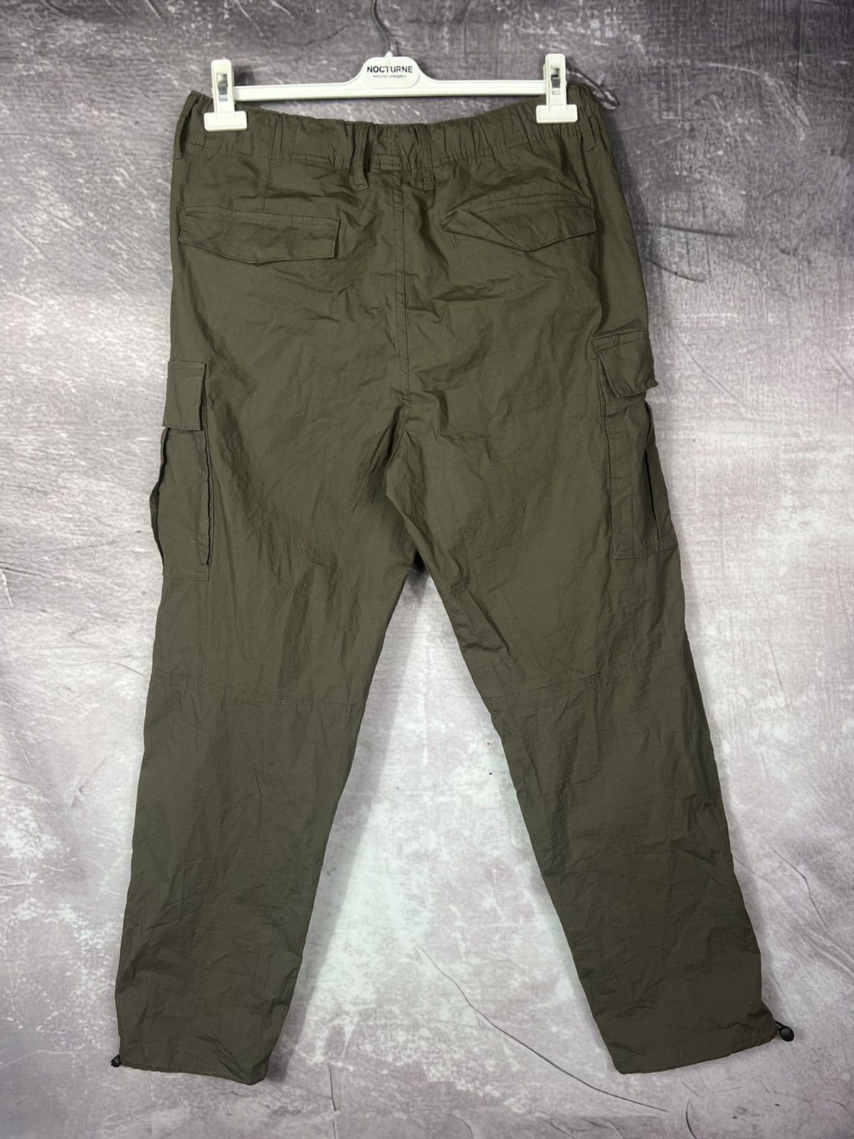 H&M Technical Khaki Cargo Pants Gorpcore/Military Style Y2K Size US 32 / EU 48 - 2 Thumbnail
