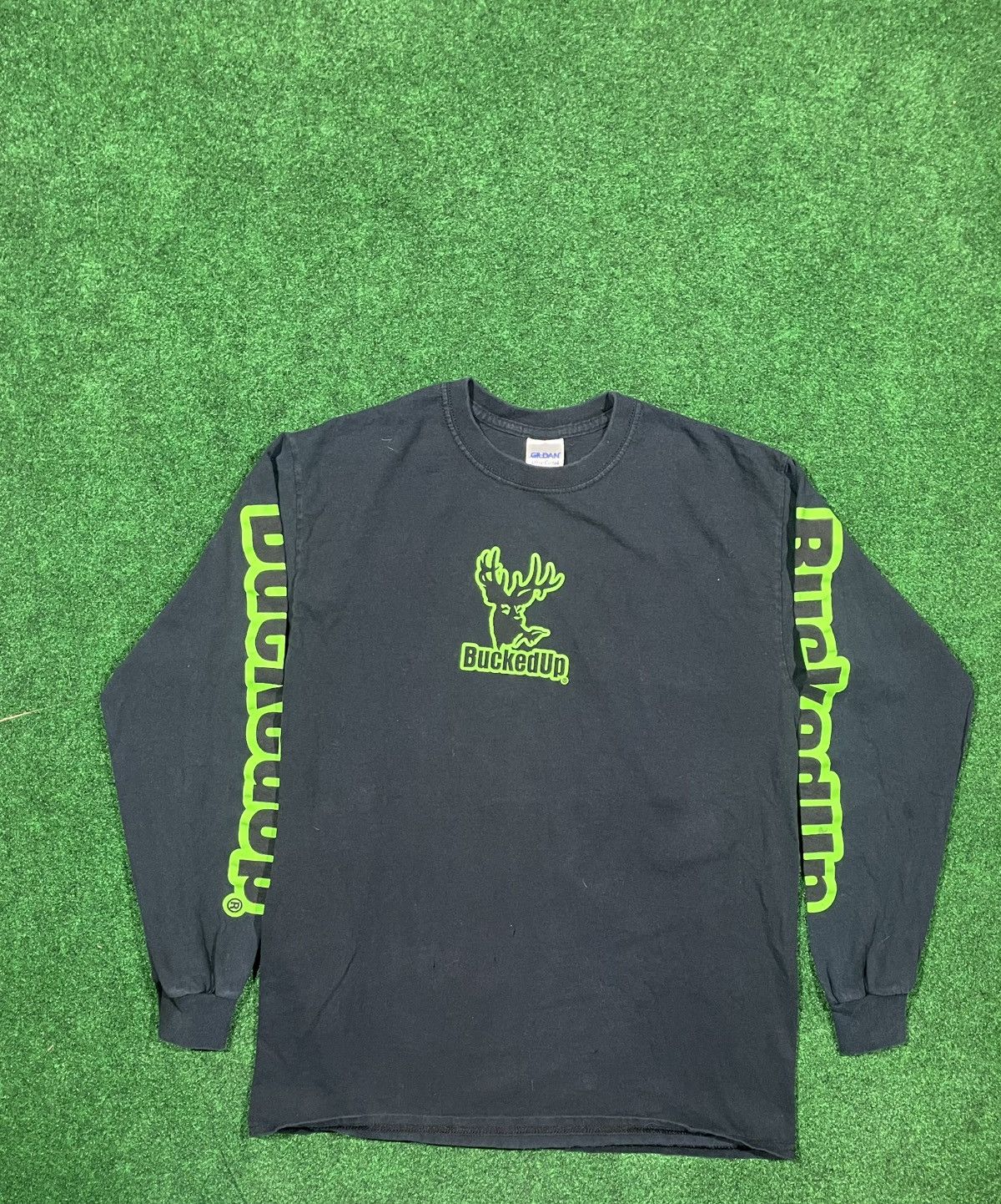 Vintage Bucked up Tee Size US M / EU 48-50 / 2 - 2 Thumbnail
