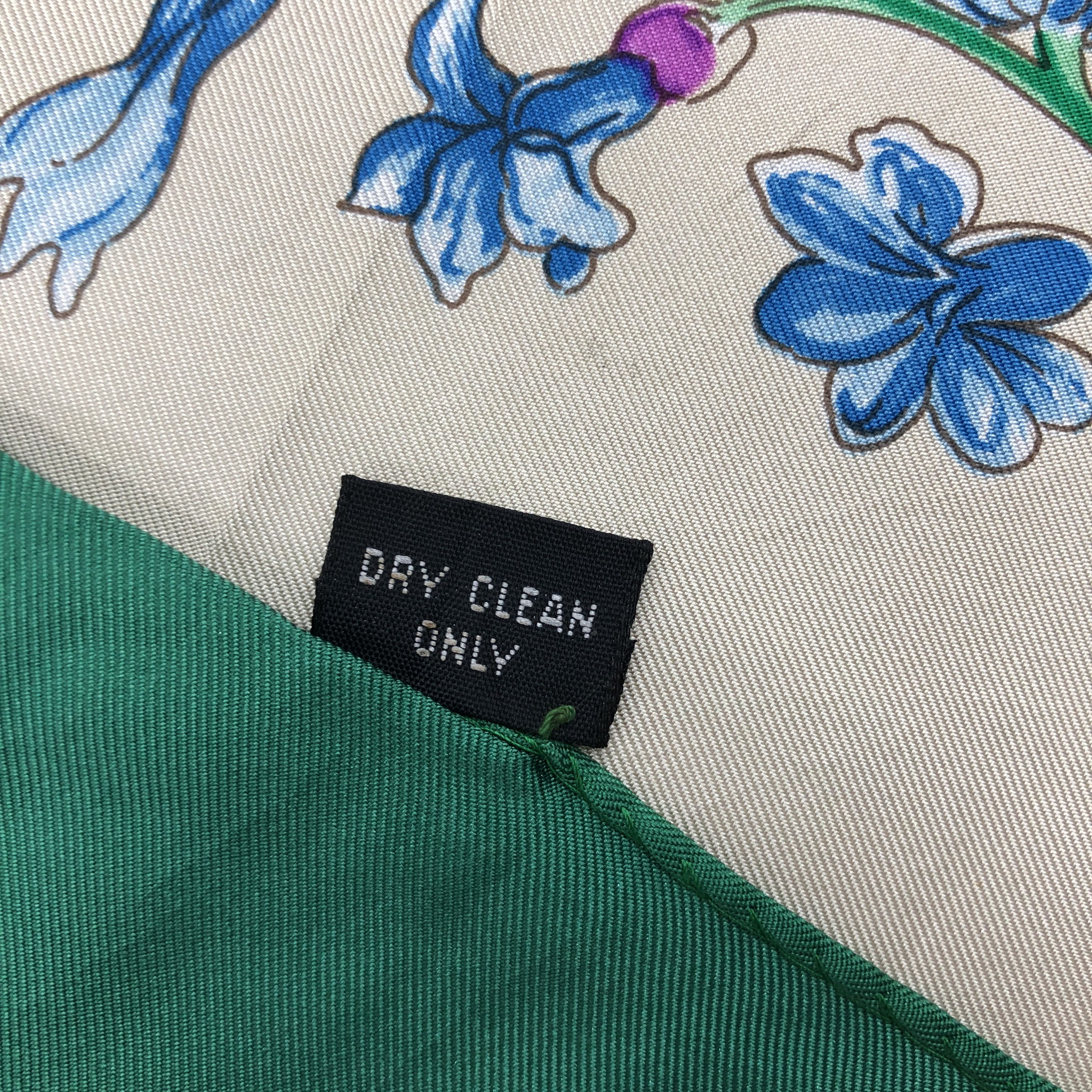 Courreges × Vintage Vintage Courreges SILK Scarf Twill Stole Wraps Scarves Size ONE SIZE - 17 Thumbnail