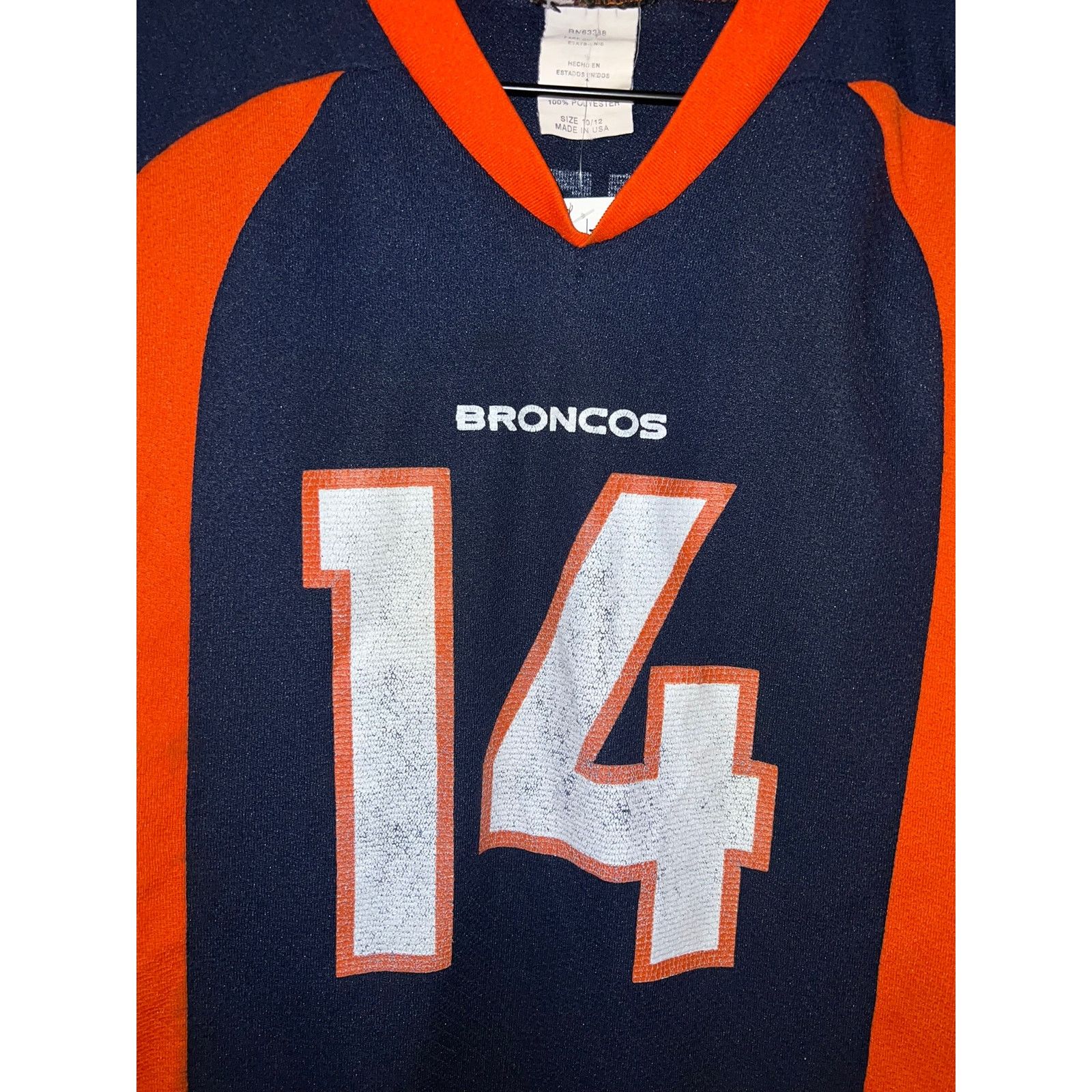 Logo Athletic Kids Vintage Denver Broncos Jersey #14 Griese 90s Medium Size XS / US 0-2 / IT 36-38 - 2 Thumbnail