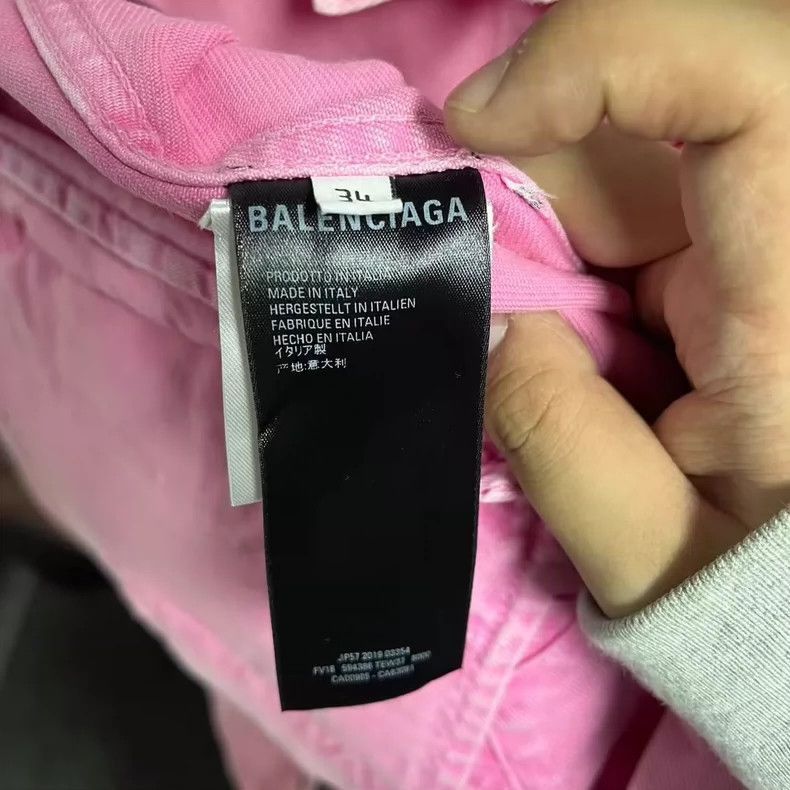 Balenciaga Balenciaga Embroidered Logo Denim Coat-2506 Size US XS / EU 42 / 0 - 4 Thumbnail