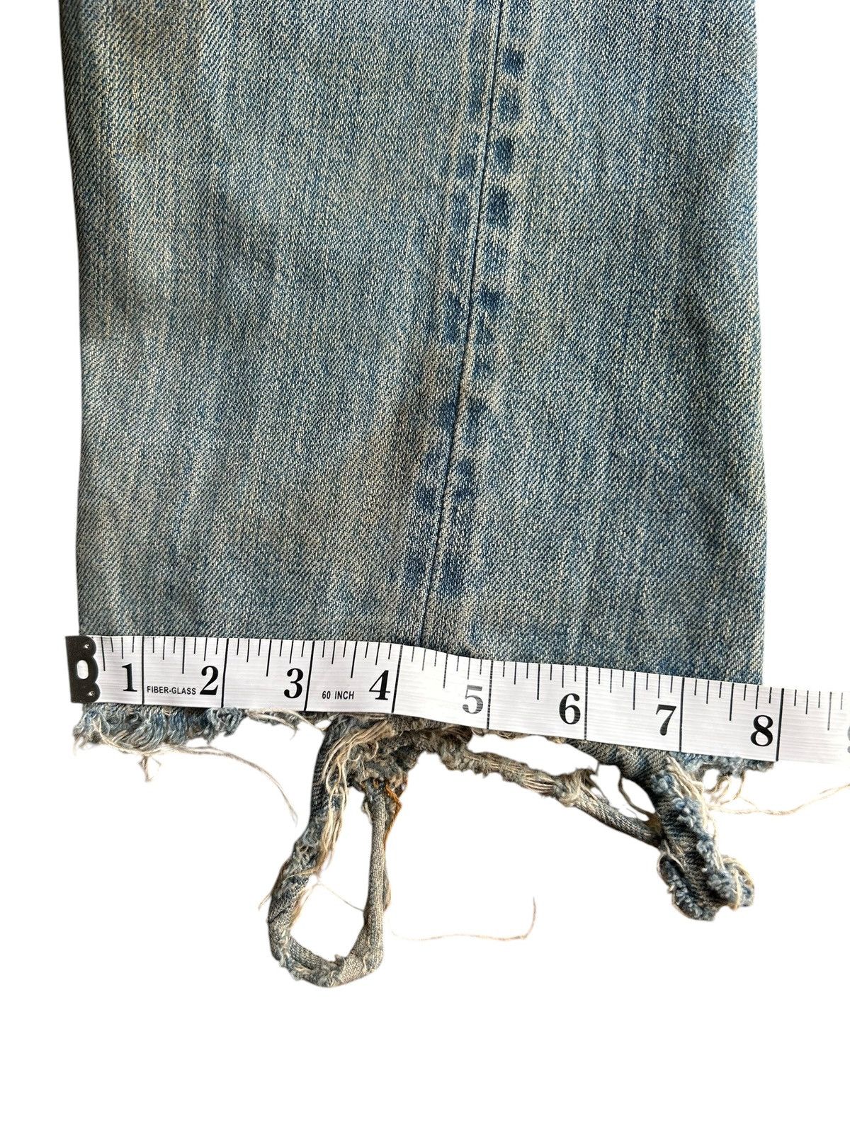 Levi's 60s-70s THRASHED Levi's 6 Selvedge Vintage Denim Jeans Size US 28 / EU 44 - 22 Thumbnail