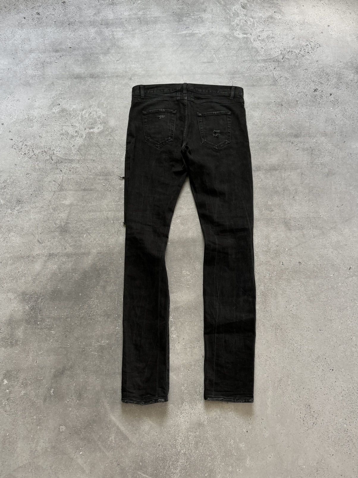 Saint Laurent Paris Saint Laurent 2015 D02 Japan Slim Distressed Jeans Pants Size US 31 - 11 Thumbnail