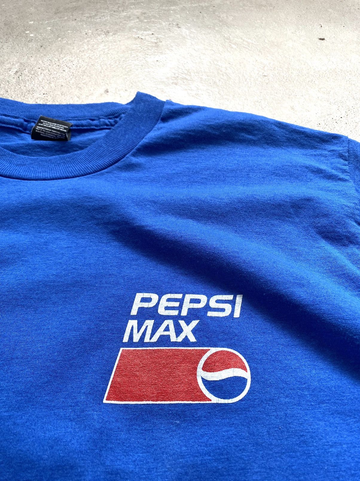 Pepsi 80’s Vintage Pepsi Max T Shirt Y2K Retro Size US XL / EU 56 / 4 - 5 Thumbnail