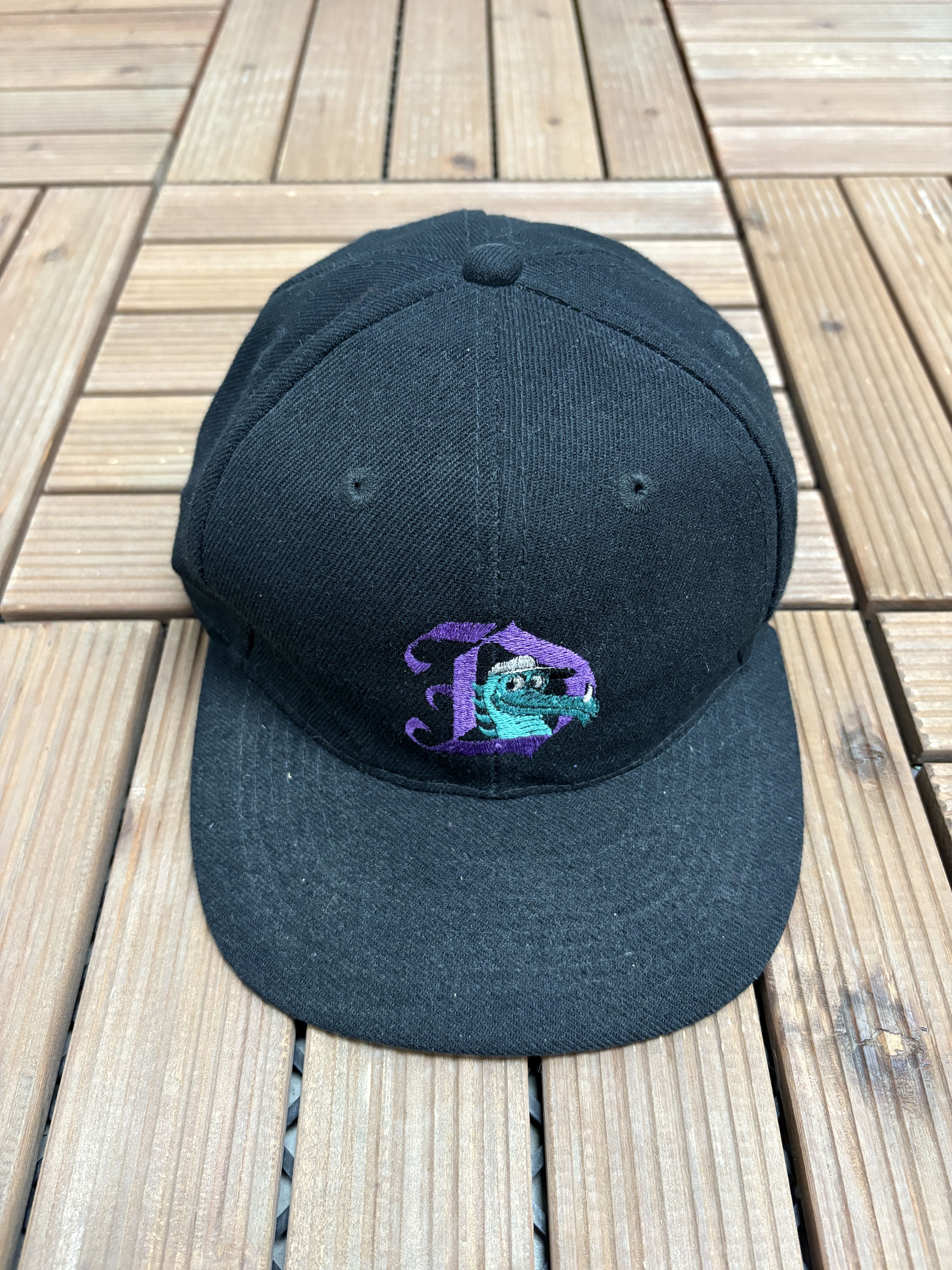 Vintage Dayton Dragons Vintage MiLB Black Snap Back Hat Size ONE SIZE - 2 Thumbnail