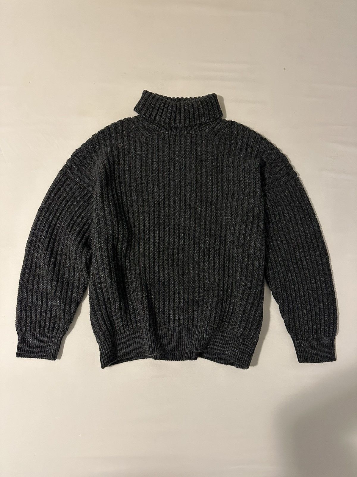 image of Visvim Aw21 Amplus Turtleneck Knit in Grey, Men's (Size XL)