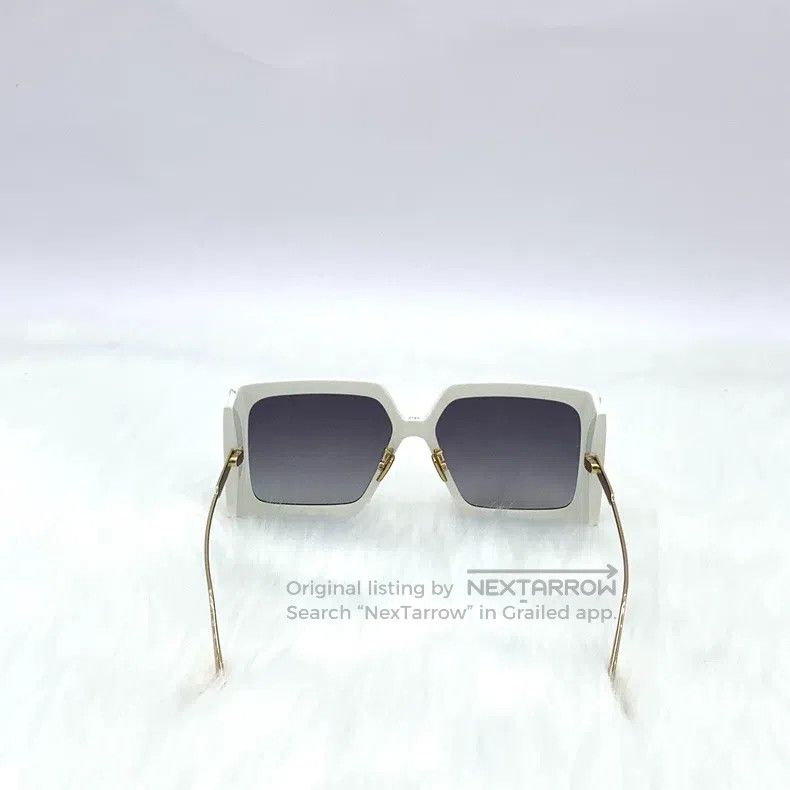 Dior Dior White logo letter square frame sunglasses Size ONE SIZE - 2 Thumbnail