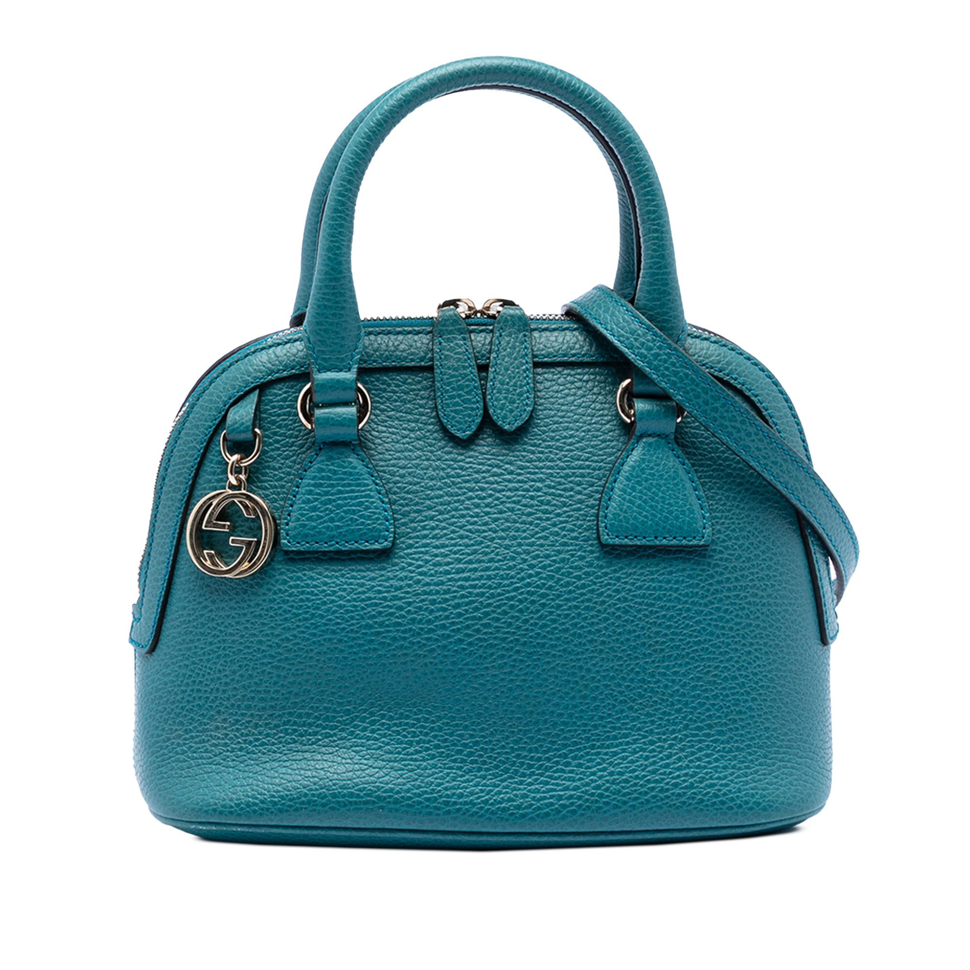 Gucci Gucci Small Dollar Calfskin GG Charm Dome Satchel Size ONE SIZE - 1 Thumbnail