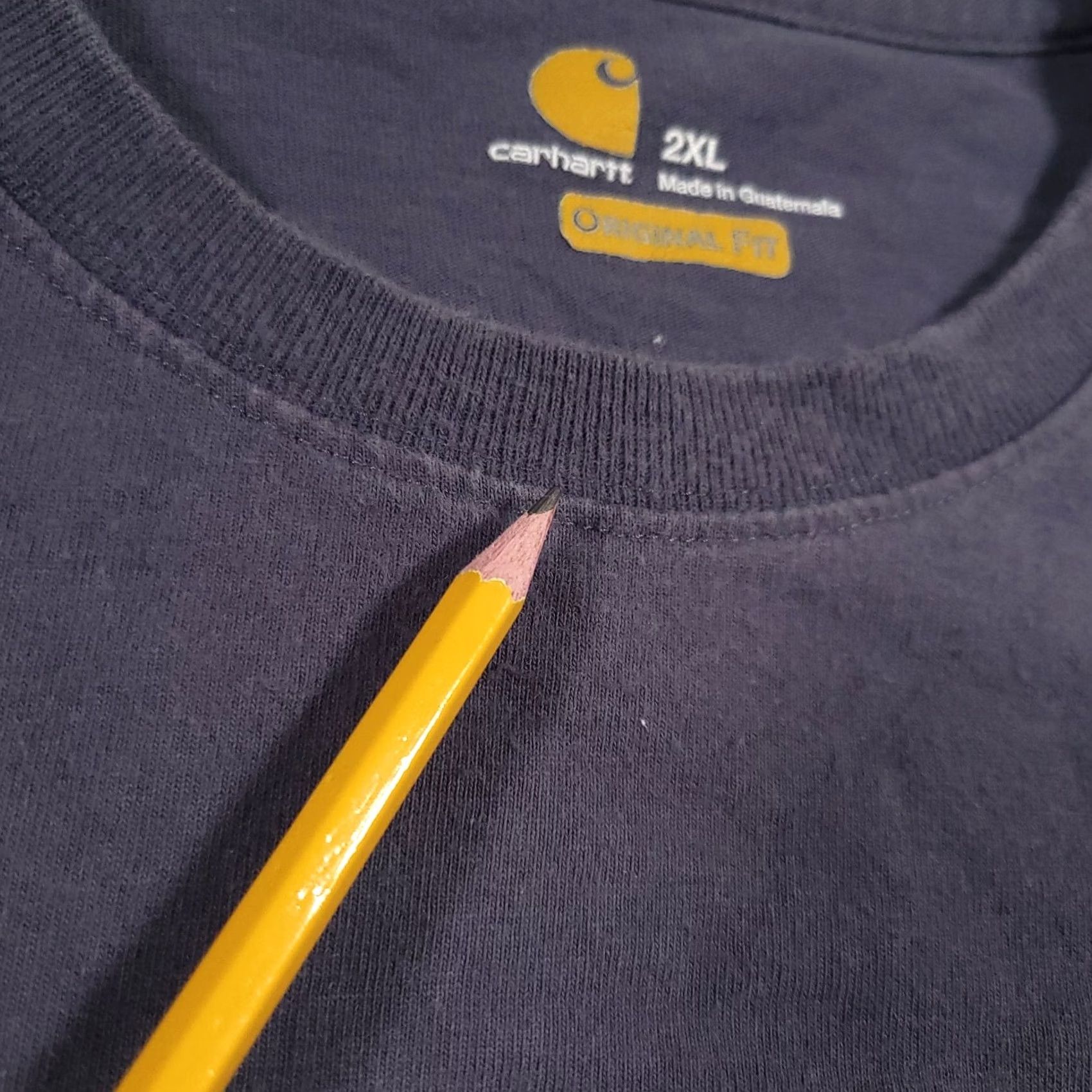 Carhartt Carhartt Workwear T-Shirt Mens 2XL Gray Original Fit Short Sleeve Pocket Size US XXL / EU 58 / 5 - 5 Thumbnail