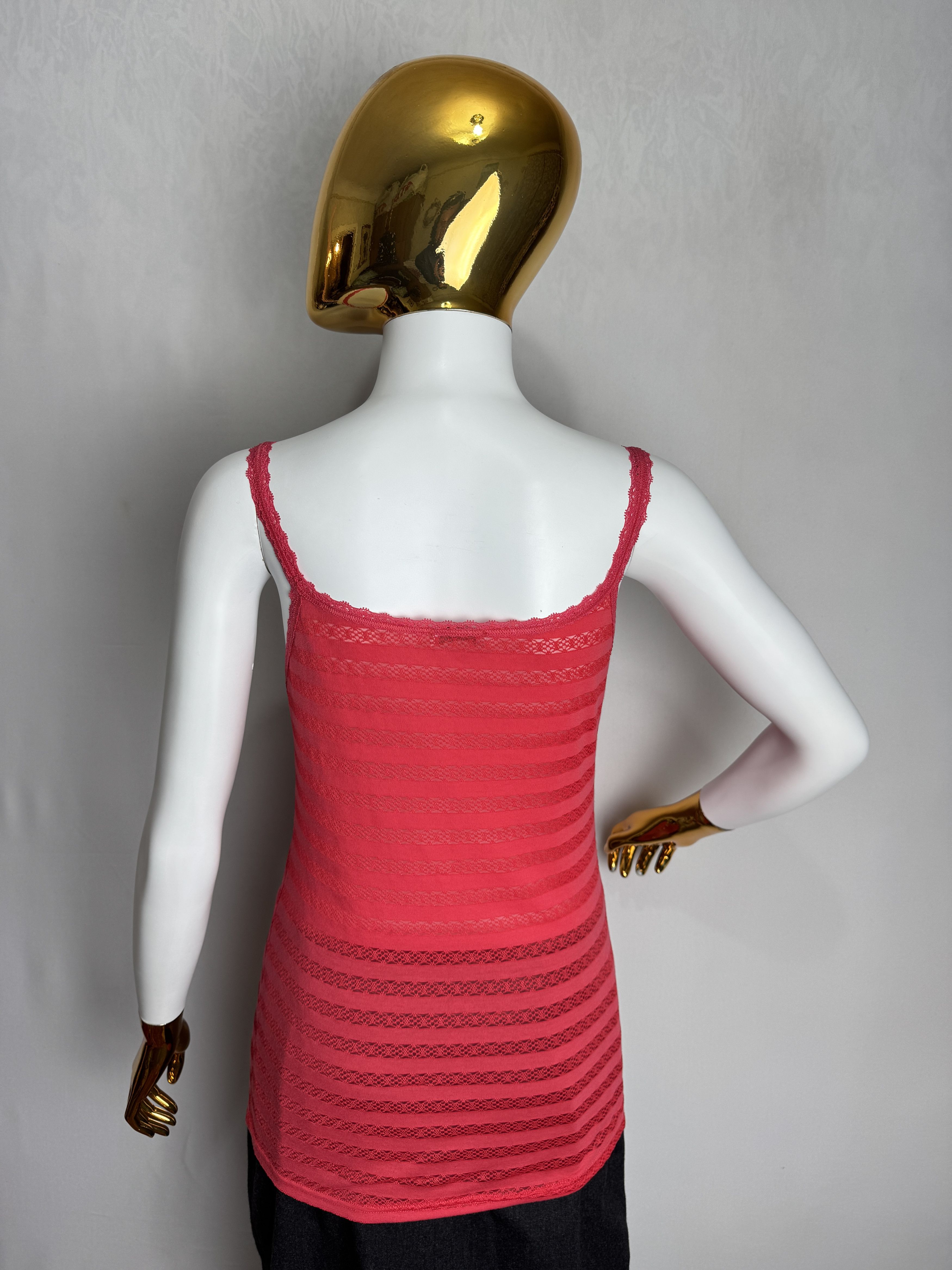 Designer × Pierre Cardin × Vintage PIERRE CARDIN vintage women’s sheer lace tank top Size S / US 4 / IT 40 - 5 Thumbnail