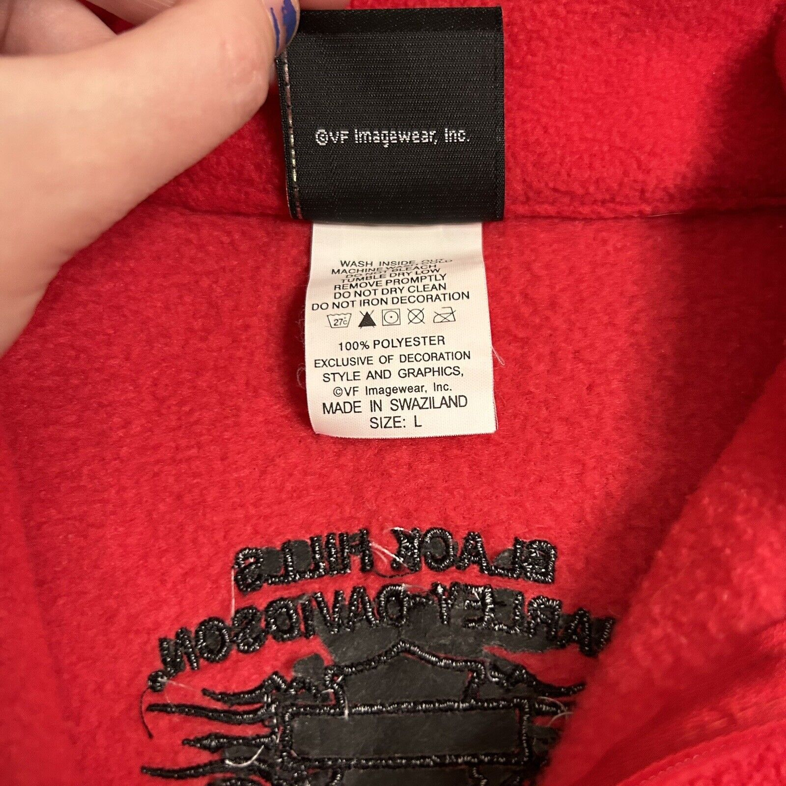 Harley Davidson Harley Davidson Women's 1/4 Zip Fleece/ Jacket size Large Size L / US 10 / IT 46 - 6 Thumbnail