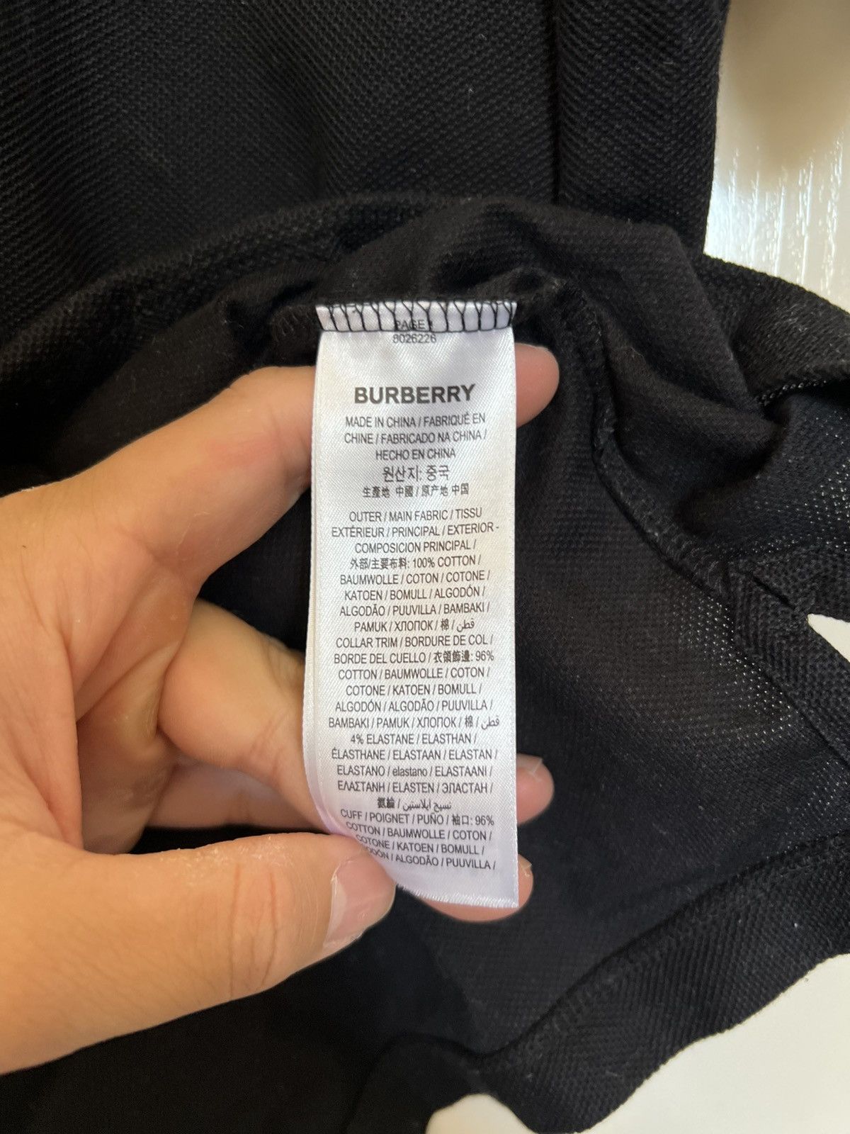 Burberry Burberry Spellout sleeve Polo Size US M / EU 48-50 / 2 - 3 Thumbnail
