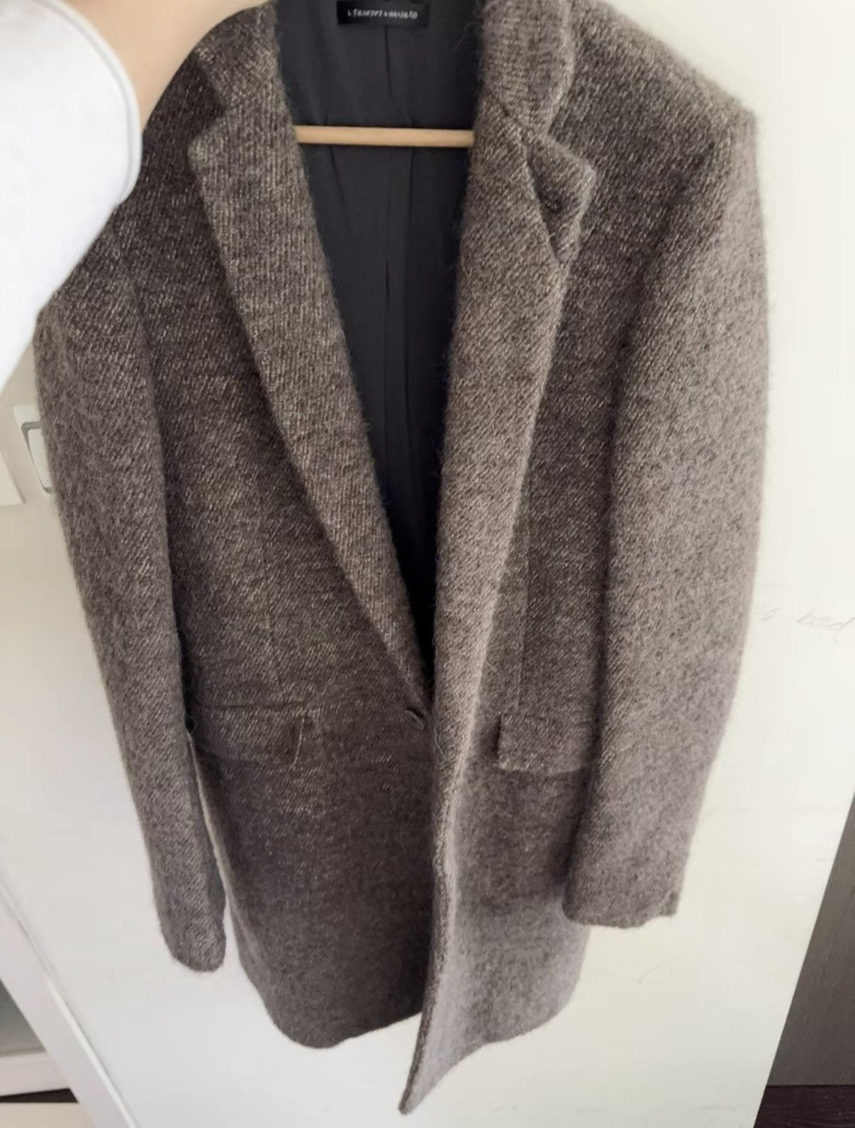 Japanese Brand NATSILKO Designer Brand Men's Brown Wool Avant-Garde Coat Size US S / EU 44-46 / 1 - 2 Thumbnail