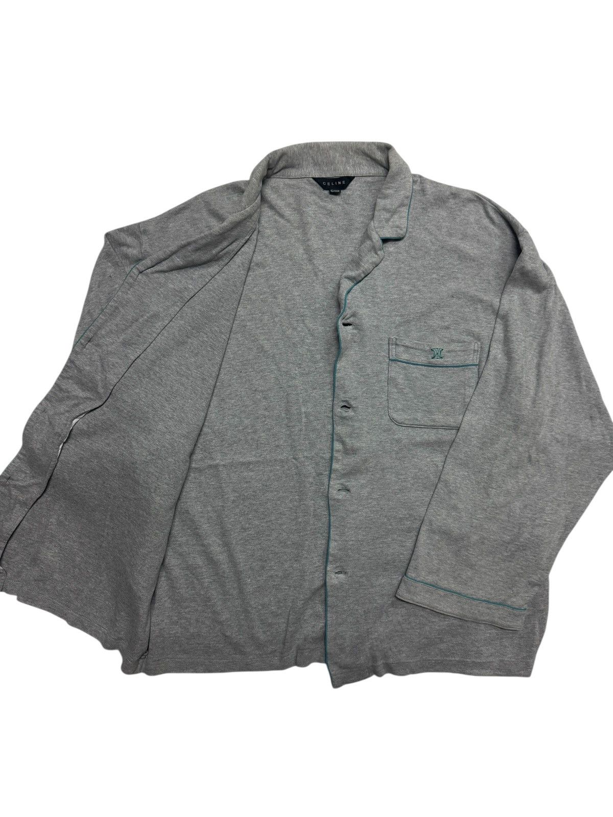 Celine 💥CELINE PYJAMAS TOP POCKET BUTTON MADE IN JAPAN Size US L / EU 52-54 / 3 - 2 Thumbnail