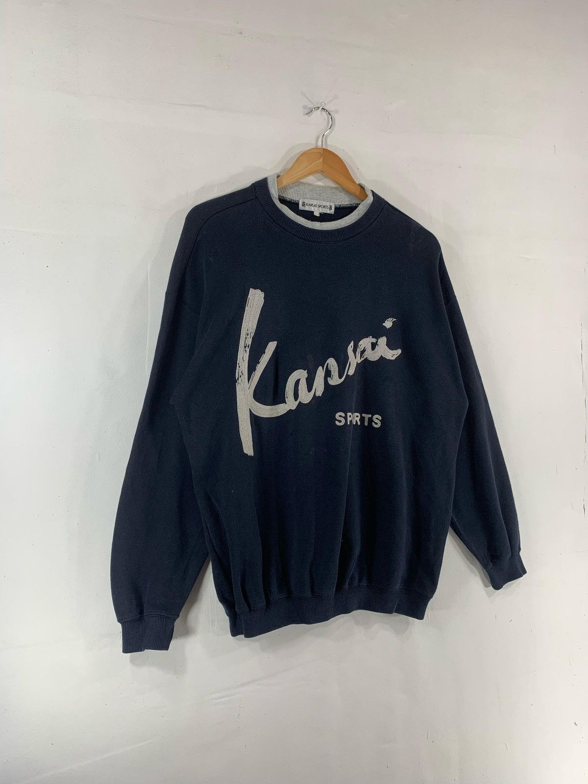 Japanese Brand × Kansai Yamamoto × Vintage Vintage Kansai Yamamoto Sweatshirt Big Logo Spellout Size US XL / EU 56 / 4 - 8 Thumbnail