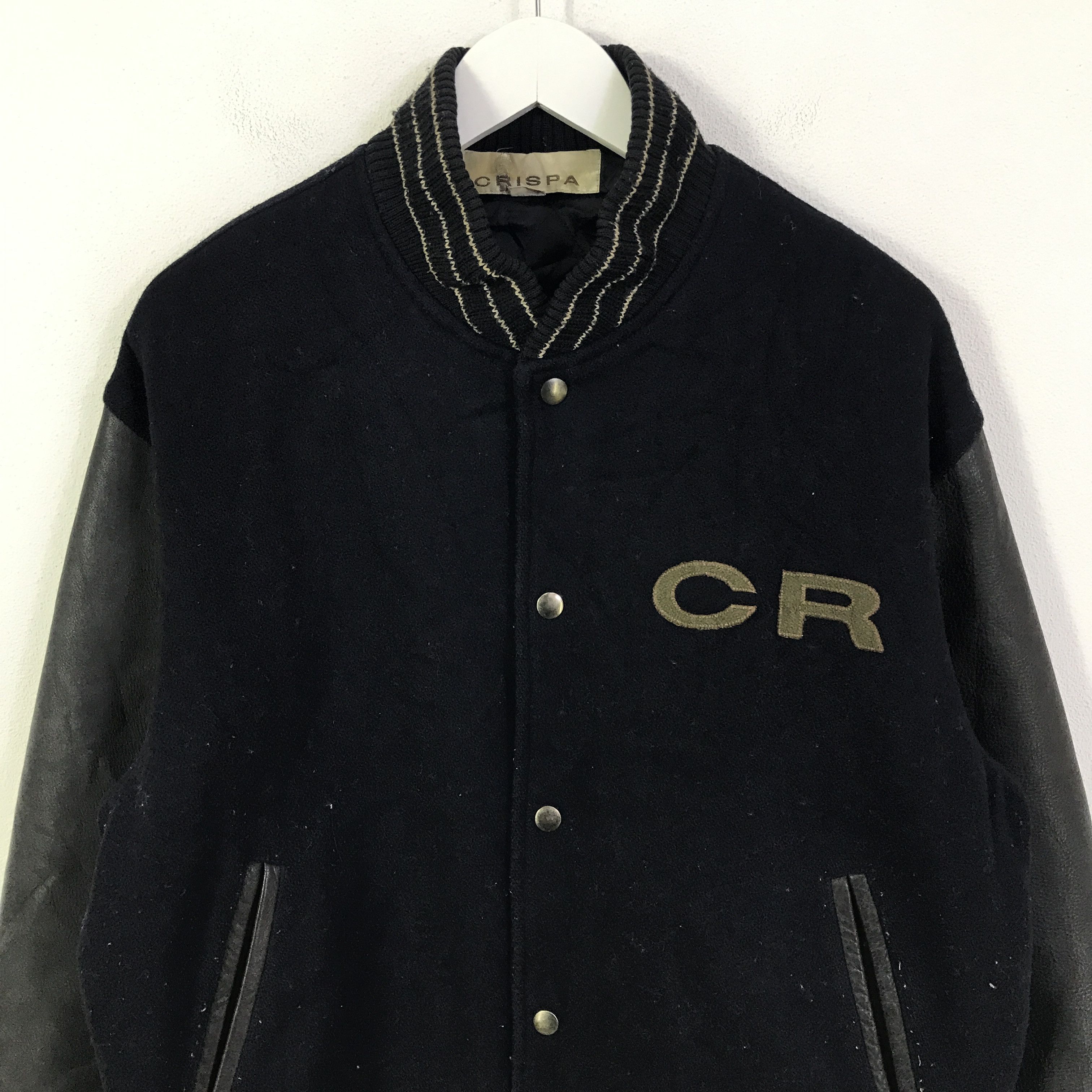 Japanese Brand Vintage crispa Snap button Varsity jacket K123B12 Size US M / EU 48-50 / 2 - 4 Thumbnail
