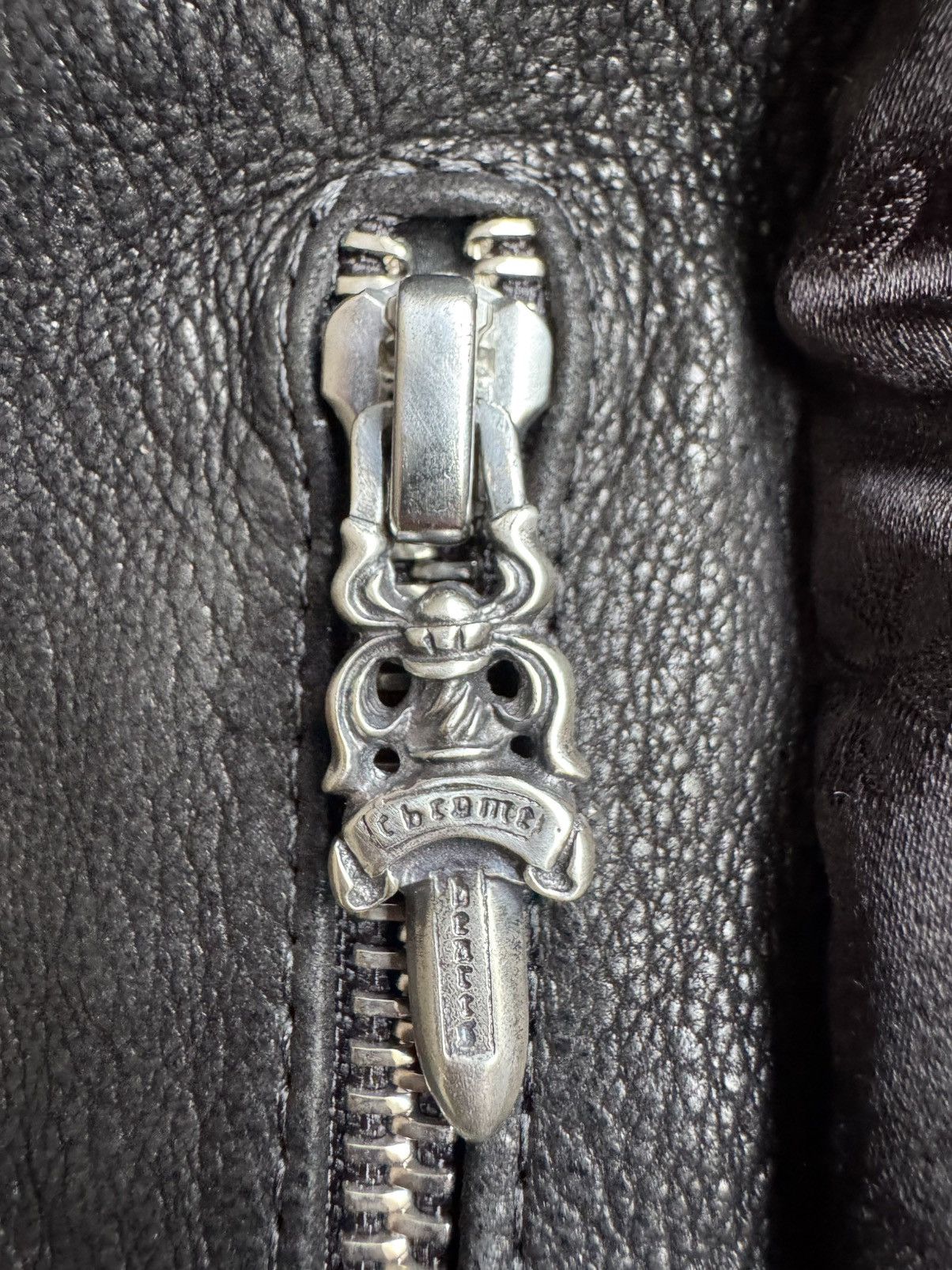 Chrome Hearts Flurries Leather Cemetery Cross Jacket Size US L / EU 52-54 / 3 - 8 Thumbnail