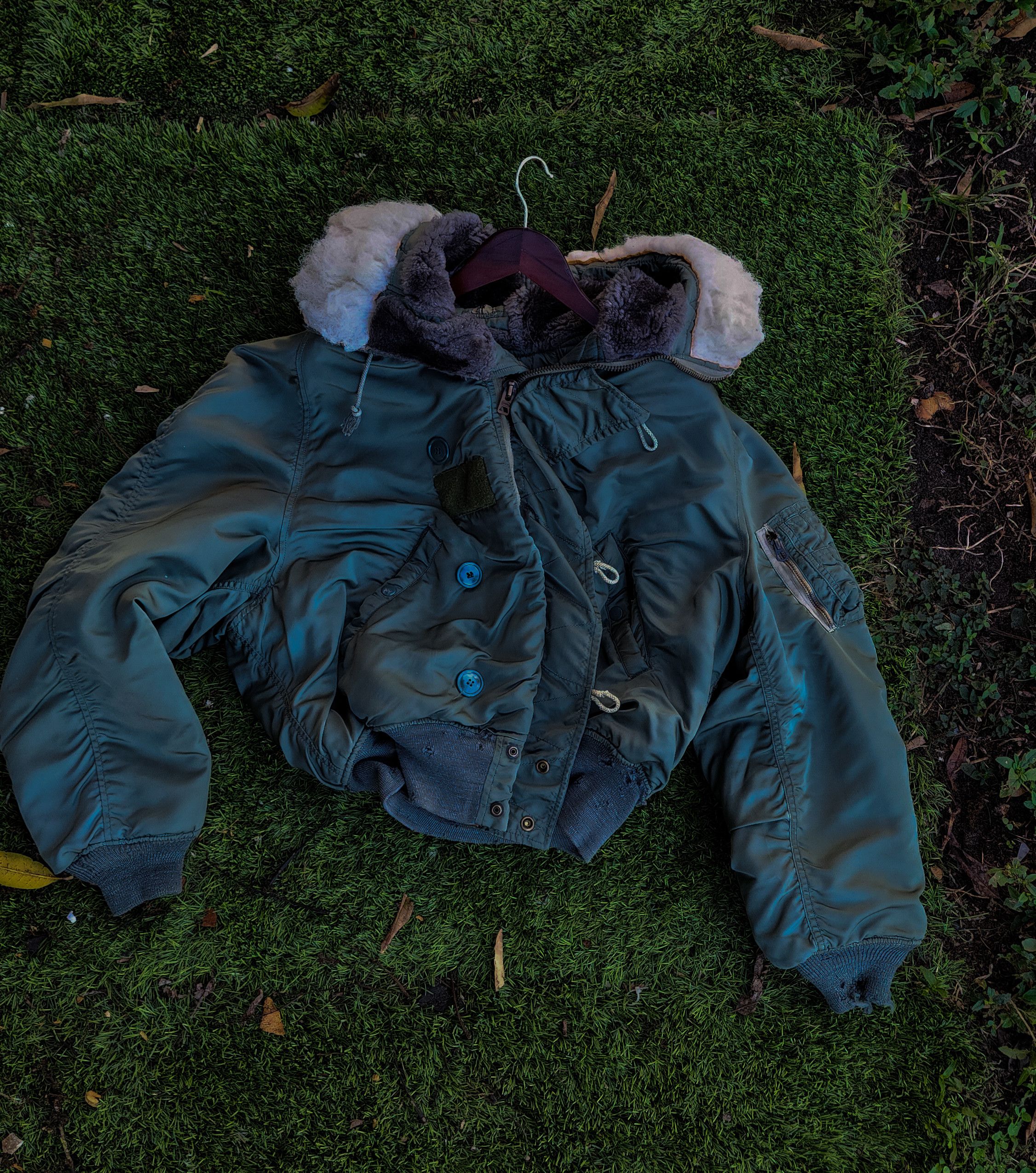 Alpha Industries × Vintage Alpha industries b2b flight jacket Size US XL / EU 56 / 4 - 1 Thumbnail