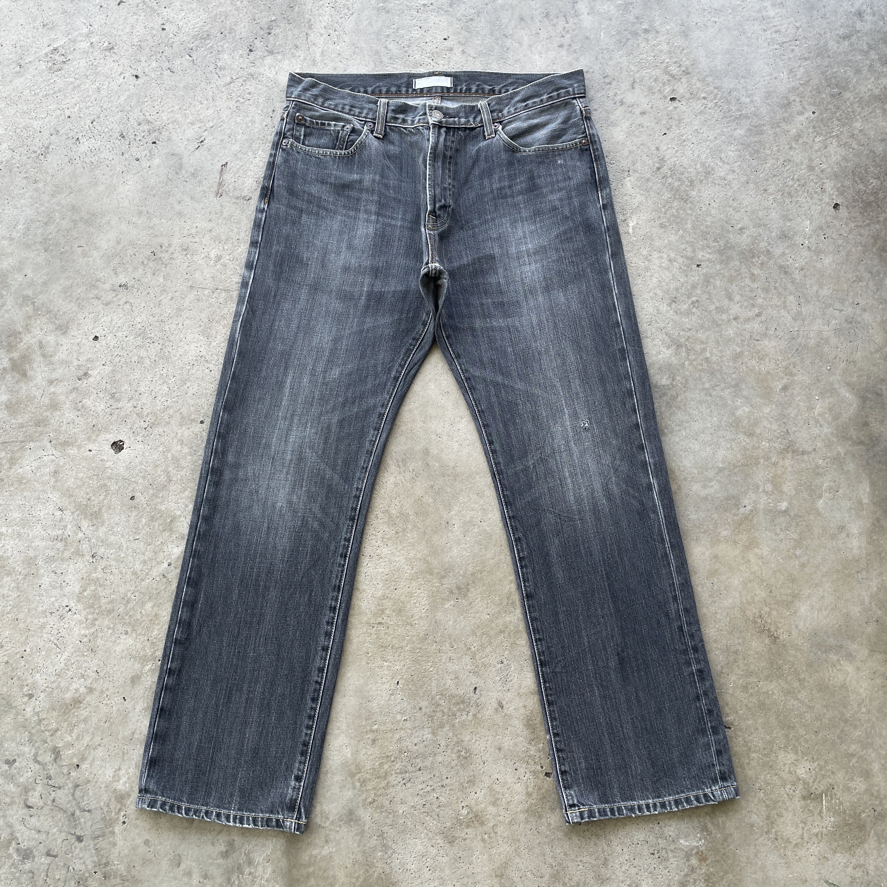 Japanese Brand × Vintage VINTAGE JAPANESE JEANS BLACK FADED DENIM PANTS W33x29 Size US 33 - 2 Thumbnail