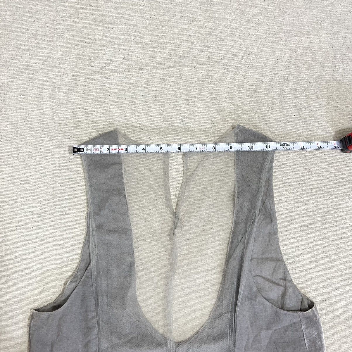 Undercover SS09 Velvet and Sheer Vest / Waistcoat Size S / US 4 / IT 40 - 16 Thumbnail