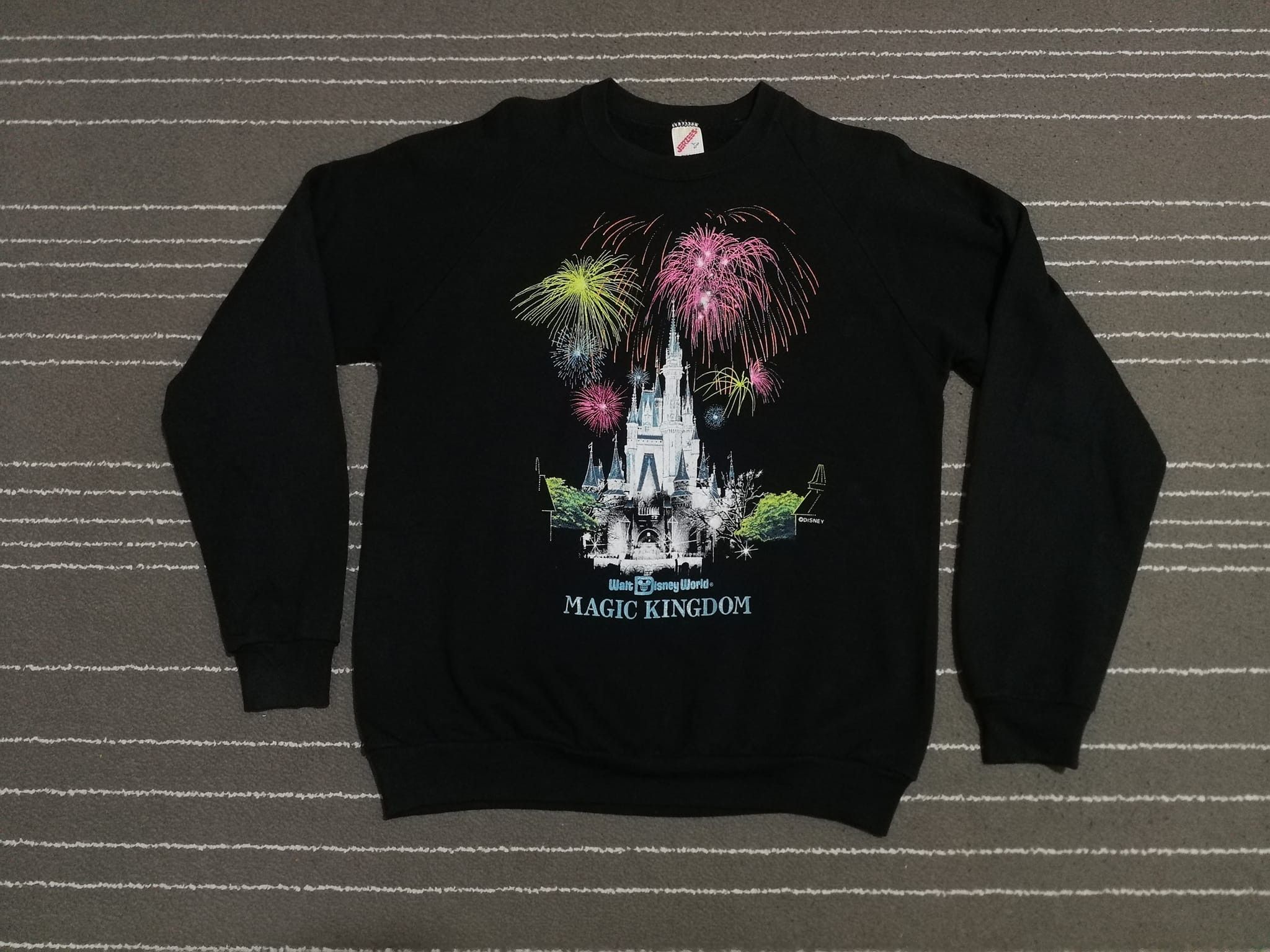 image of Vintage Walt Disney World Magic Kingdom S in Black, Men's (Size Small)