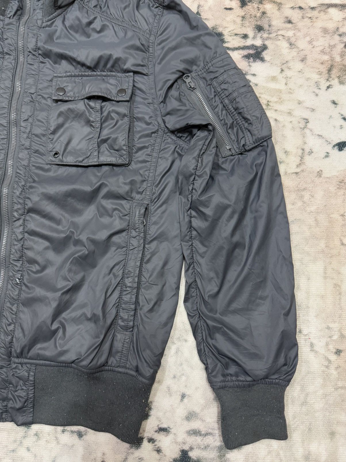 Japanese Brand Plusrich Tactical Bomber Jacket Nylon Size US S / EU 44-46 / 1 - 5 Thumbnail