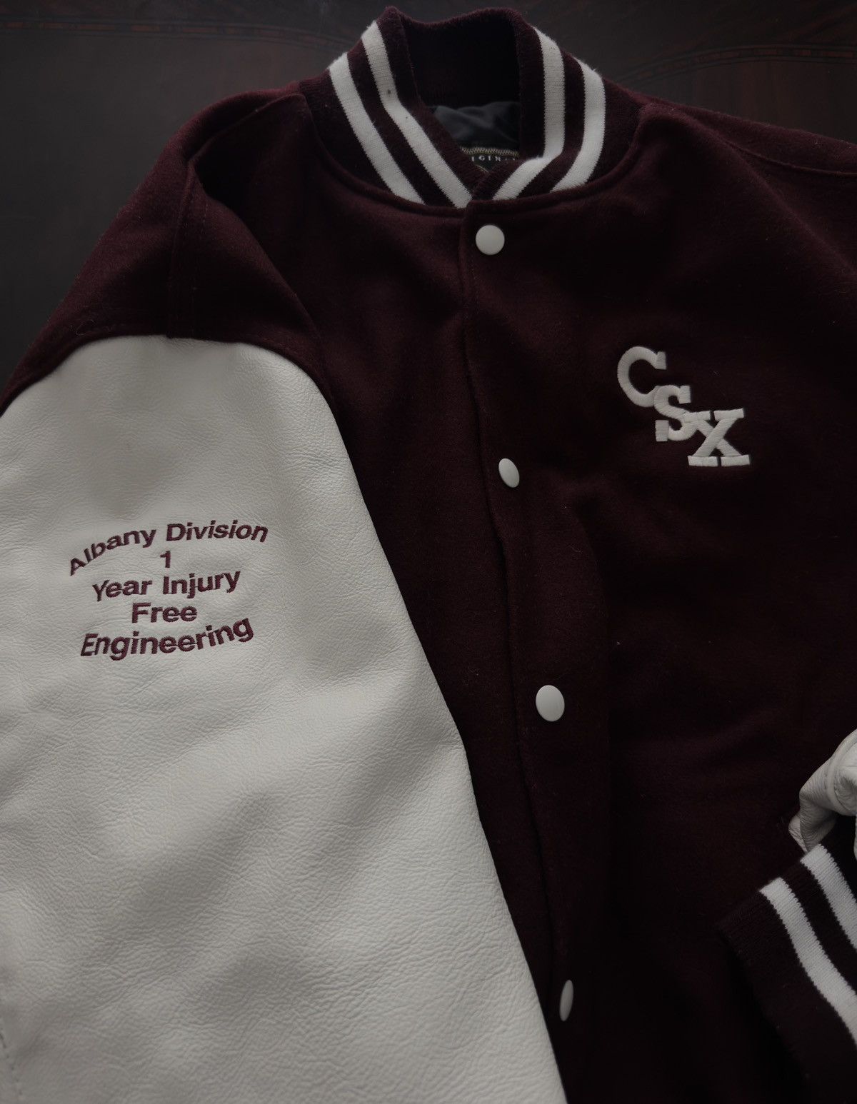 Other CSX Vintage Varsity Jacket Size US XL / EU 56 / 4 - 2 Thumbnail