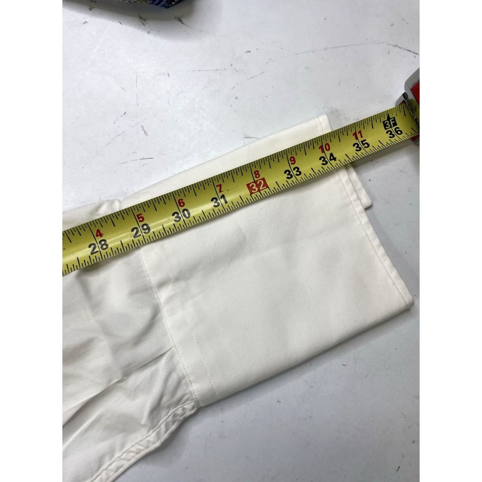 Vintage Gitman Bros Dress Shirt 17.5 34 White Tailored Fit Bib French Cuff USA Shirt Mens Regular Long Sleeve Collar Point Classic Solid Cotton Vintage Size US S / EU 44-46 / 1 - 4 Thumbnail