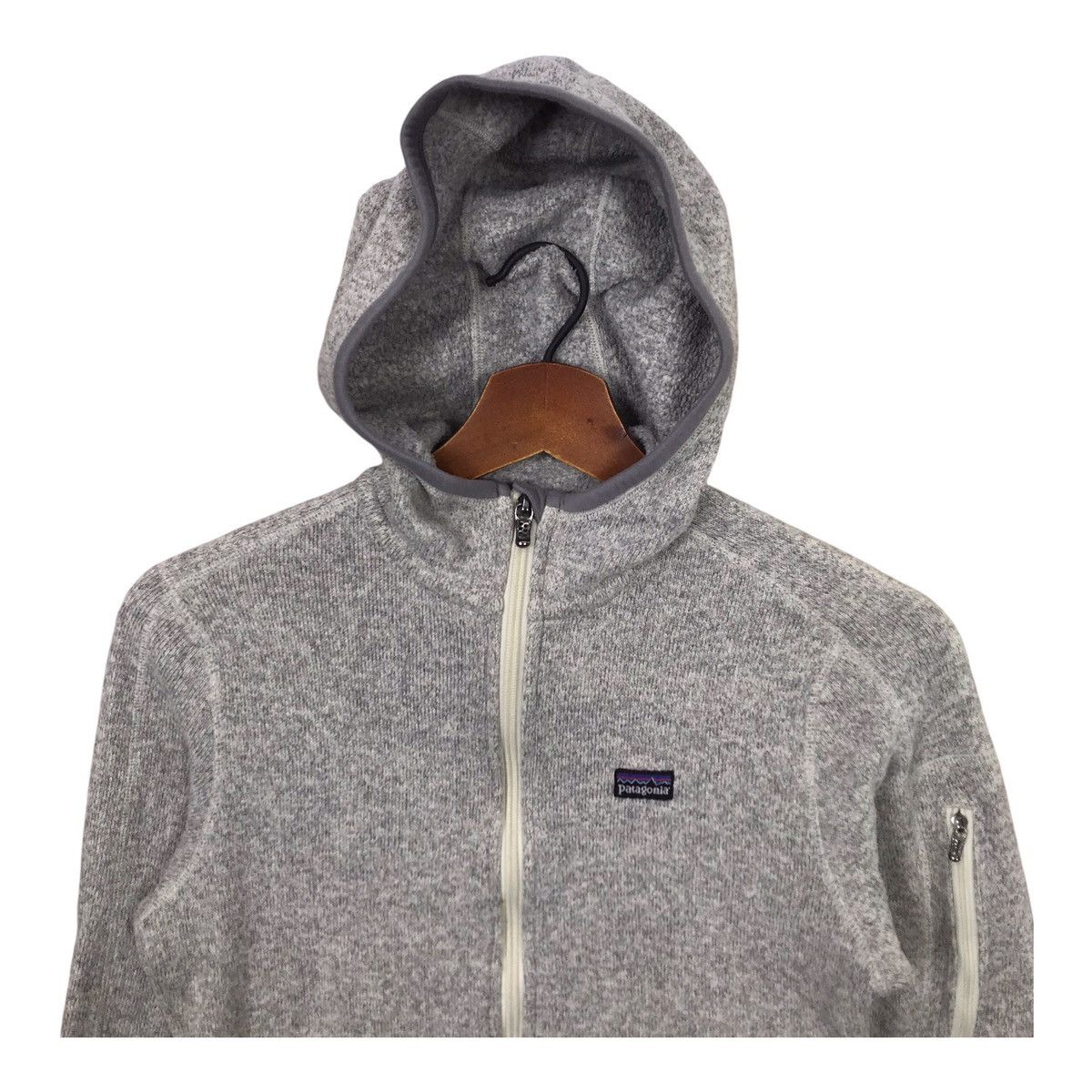 Patagonia × Vintage Vintage Women Patagonia Zip Up Hoodie Size S / US 4 / IT 40 - 2 Thumbnail