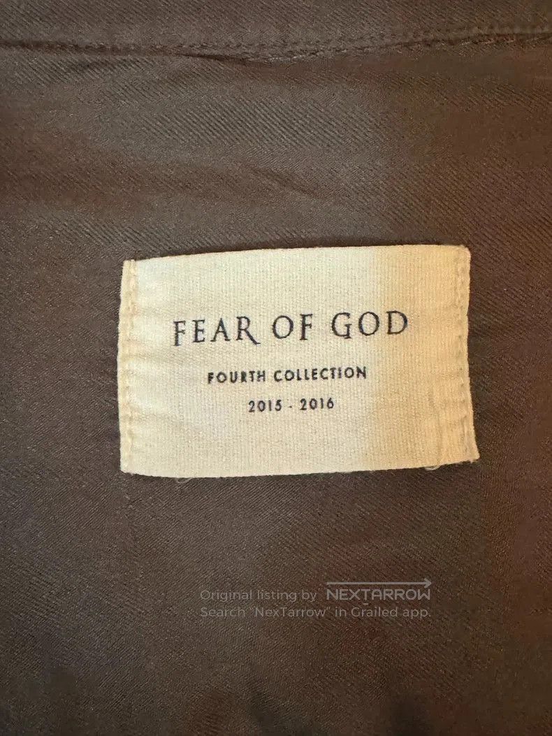 Fear of God Fear of God 4th Blue Shirt. Size US M / EU 48-50 / 2 - 3 Thumbnail
