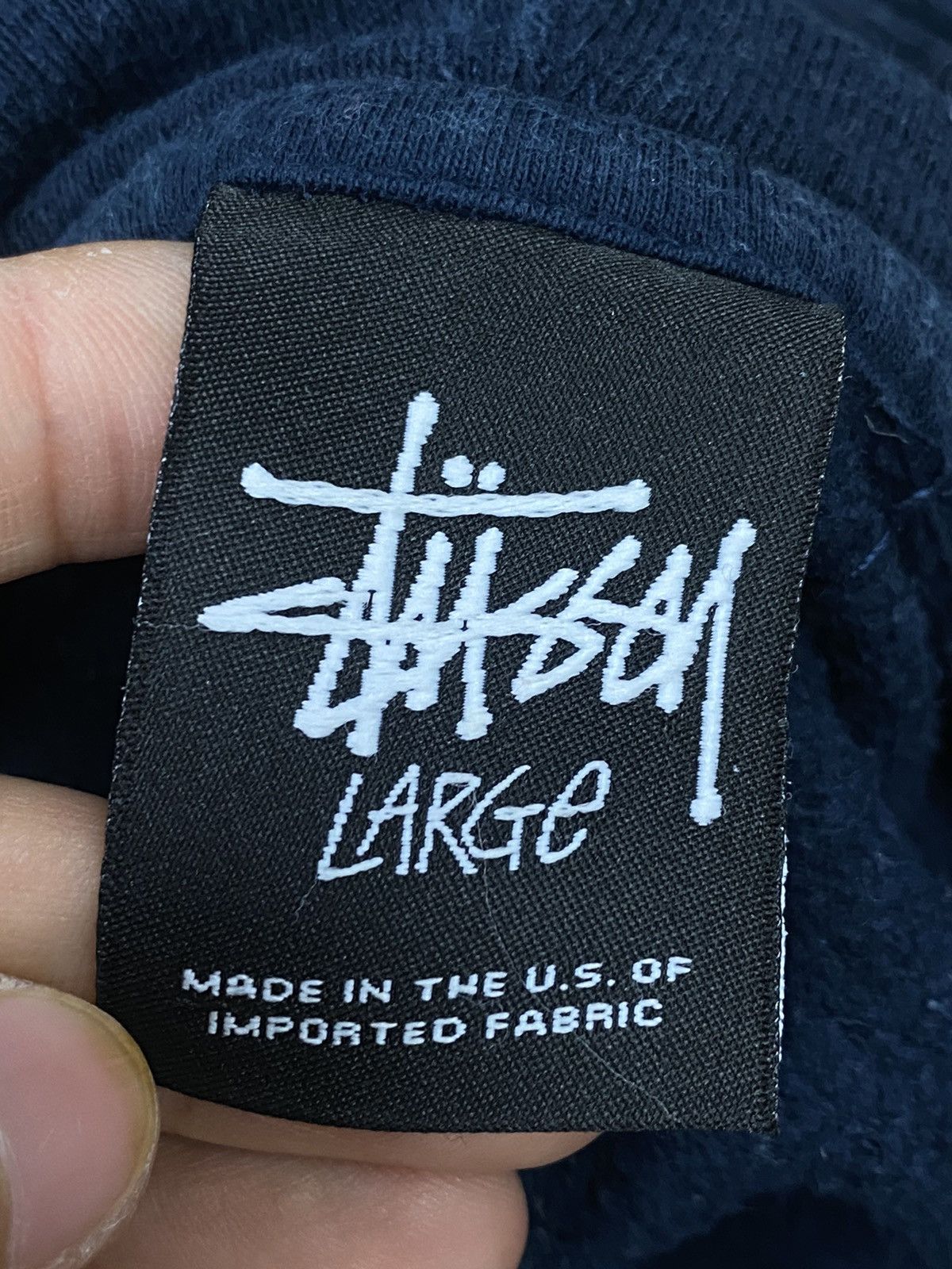 Stussy Vintage Stussy N.4 Hoodies Size US L / EU 52-54 / 3 - 11 Thumbnail