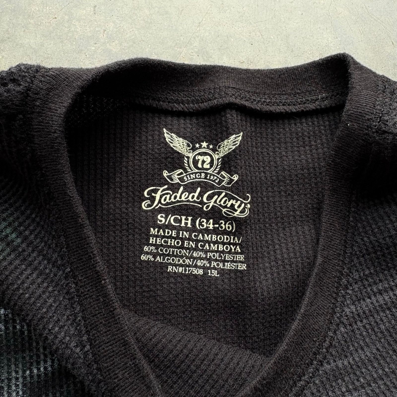 Vintage Crazy Y2K Choppers Reaper Black Thermal Size US S / EU 44-46 / 1 - 2 Thumbnail