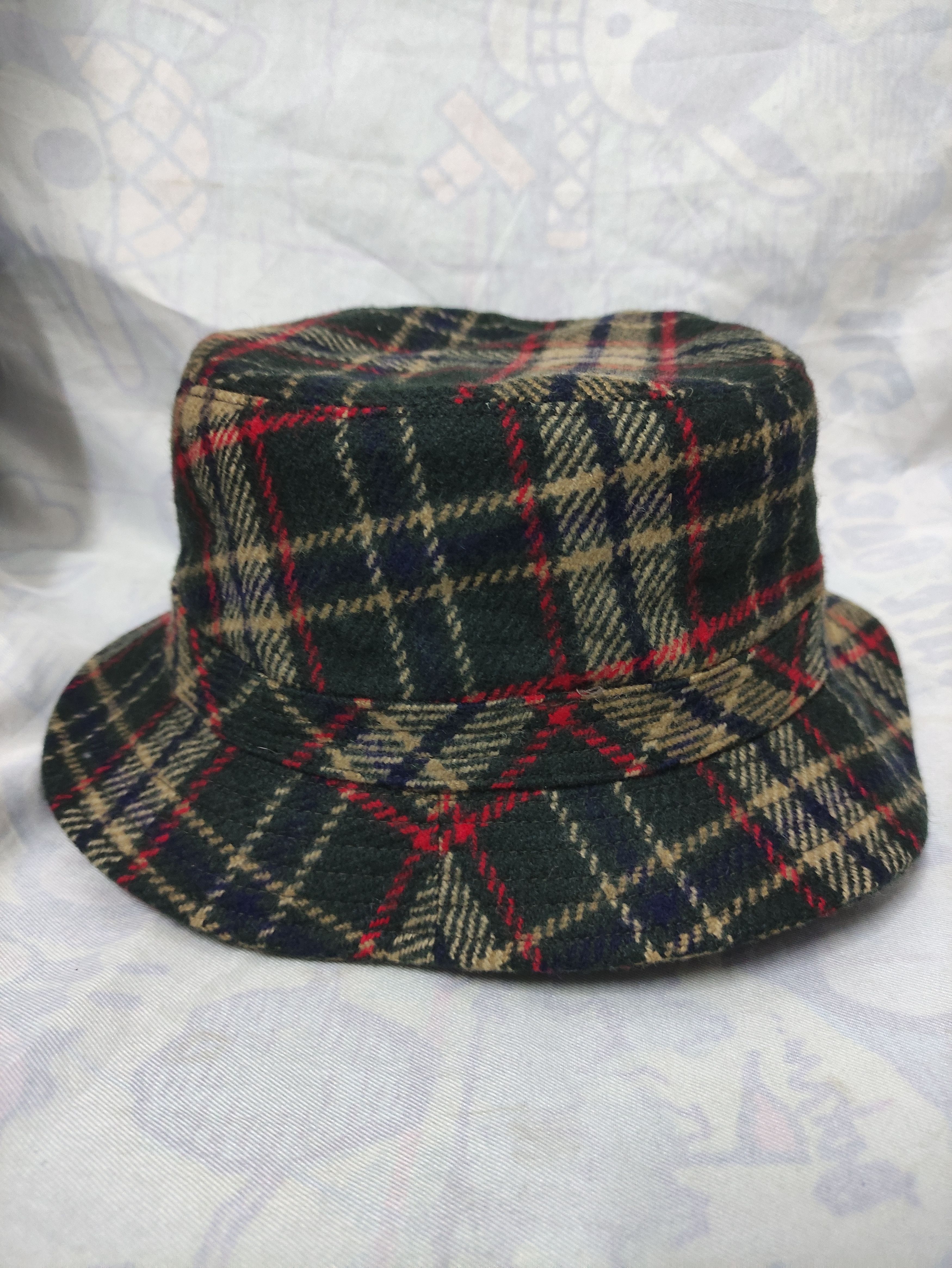 DAKS × Vintage DAKS LONDON VINTAGE WOOL BUCKET HAT Size ONE SIZE - 5 Thumbnail