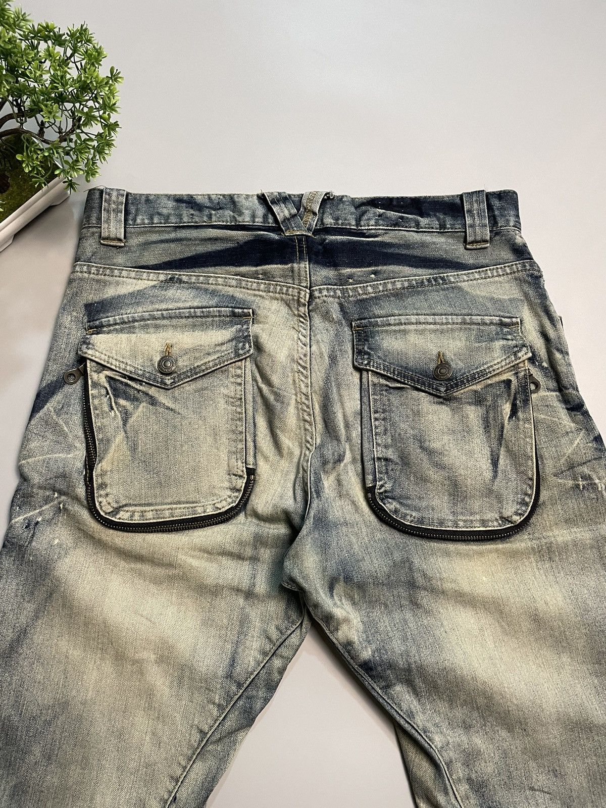 PPFM PPFM Padded Pocket Curved Leg Denim Size US 32 / EU 48 - 16 Thumbnail