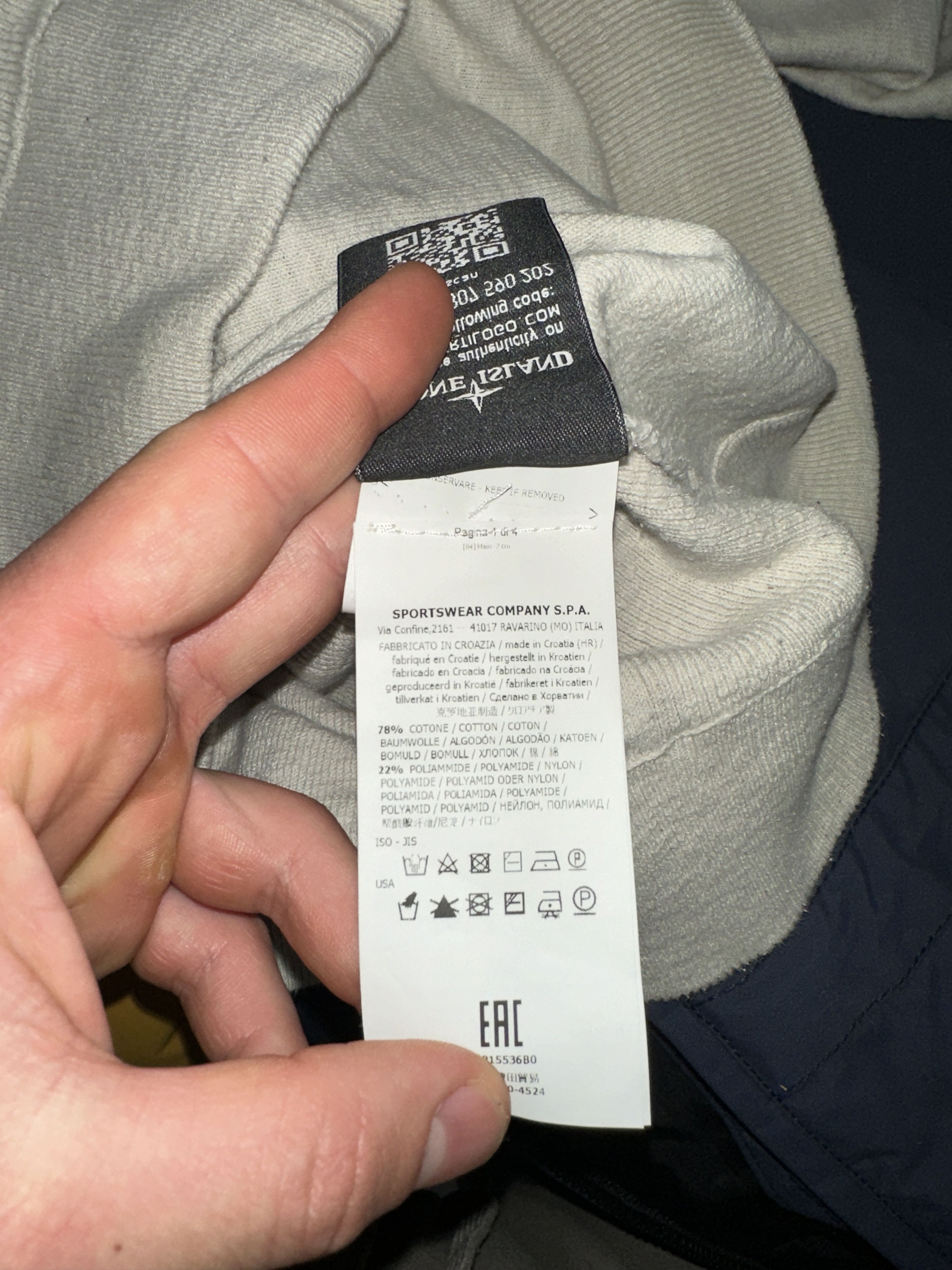Stone Island Stone Island Knit Collection Light Pullover slim Fit Size M Size US M / EU 48-50 / 2 - 11 Thumbnail