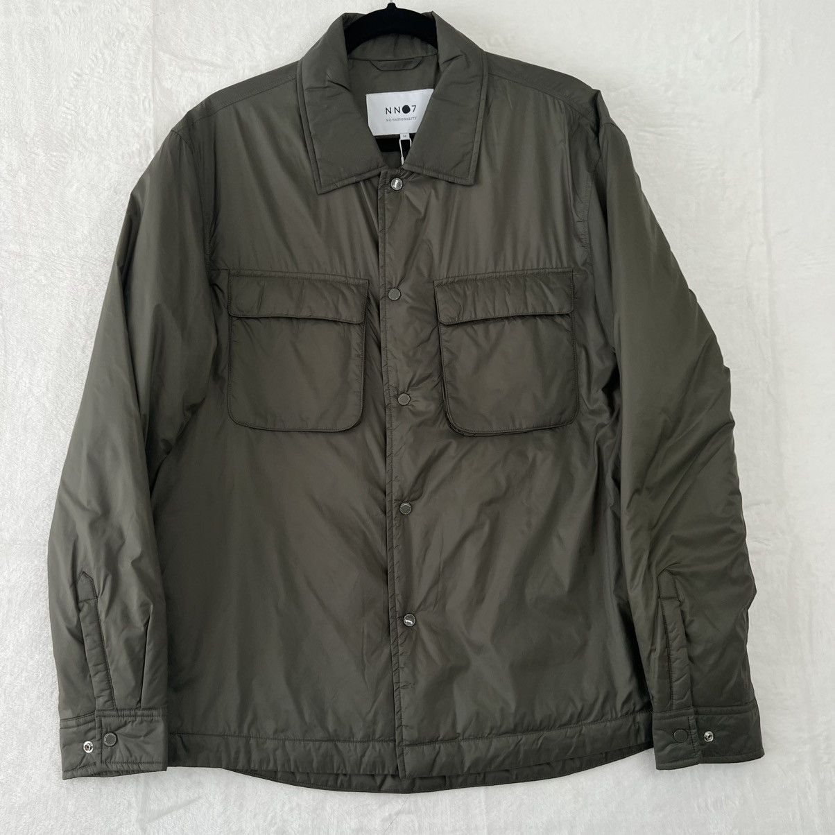 NN07 NN07 Columbo Padded Shell Overshirt Jacket Green M BNWT Size US M / EU 48-50 / 2 - 9 Thumbnail