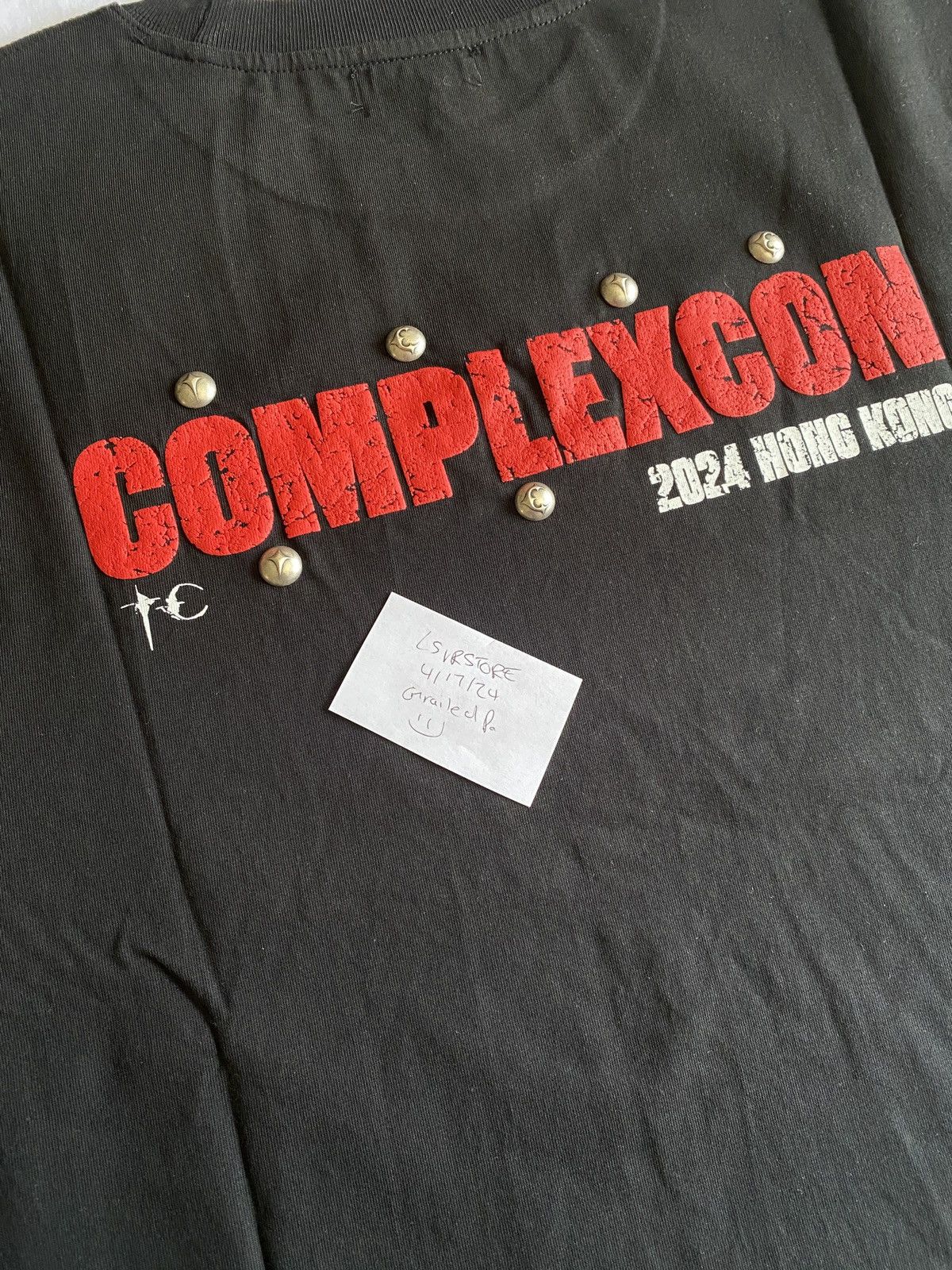 Thug Club Thug Club Complexcon 2024 Hong Kong Exclusive Tee Size 3