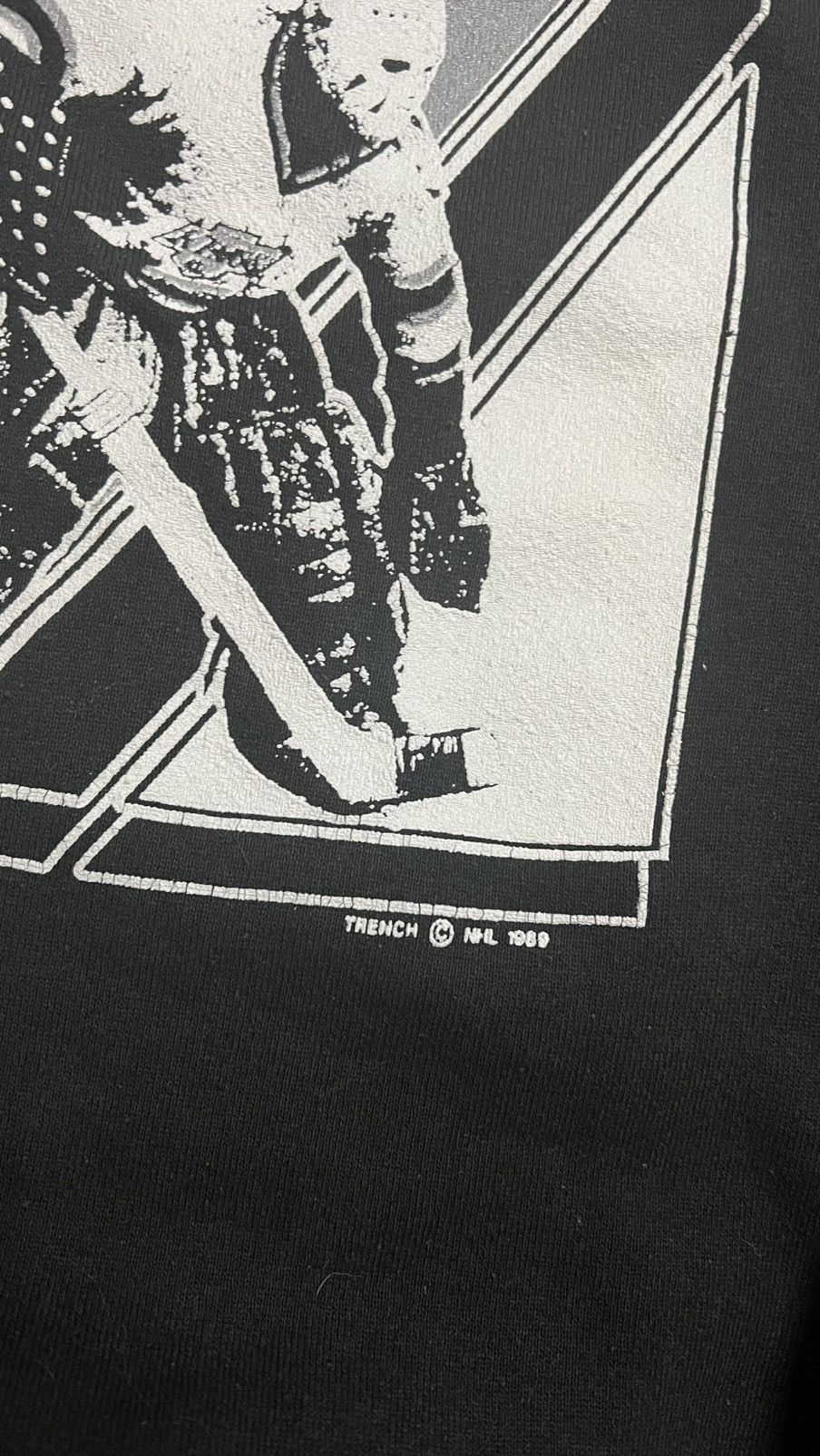 Fruit Of The Loom × NHL × Vintage 1989 RARE‼️Los Angeles Kings NHL big logo sweatshirt trench Size US XL / EU 56 / 4 - 3 Thumbnail